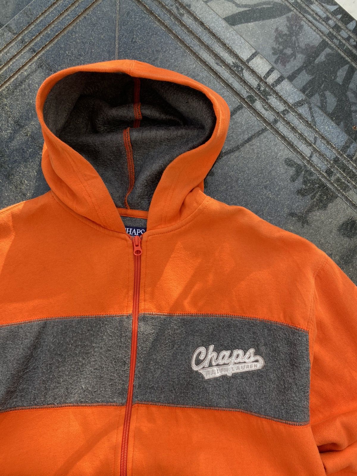 Chaps Ralph Lauren × Vintage 90S CHAPS RL RARE LOGO RETRO Y2K ZIP HOODIE Size US S / EU 44-46 / 1 - 2 Thumbnail