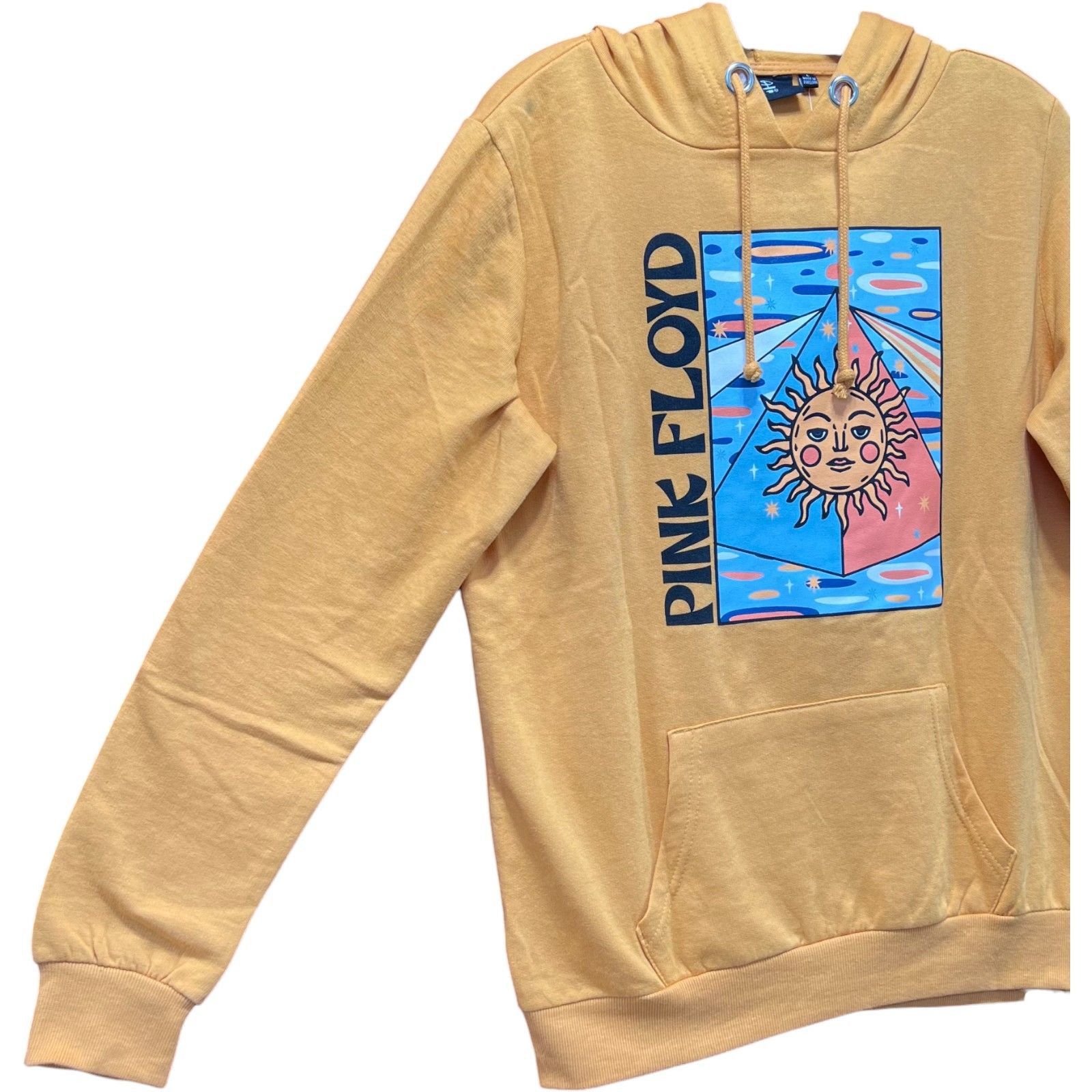 Pink Floyd Pink Floyd - Men's Long Sleeve Hooded Sweatshirt - Yellow - Size US L / EU 52-54 / 3 - 15 Thumbnail