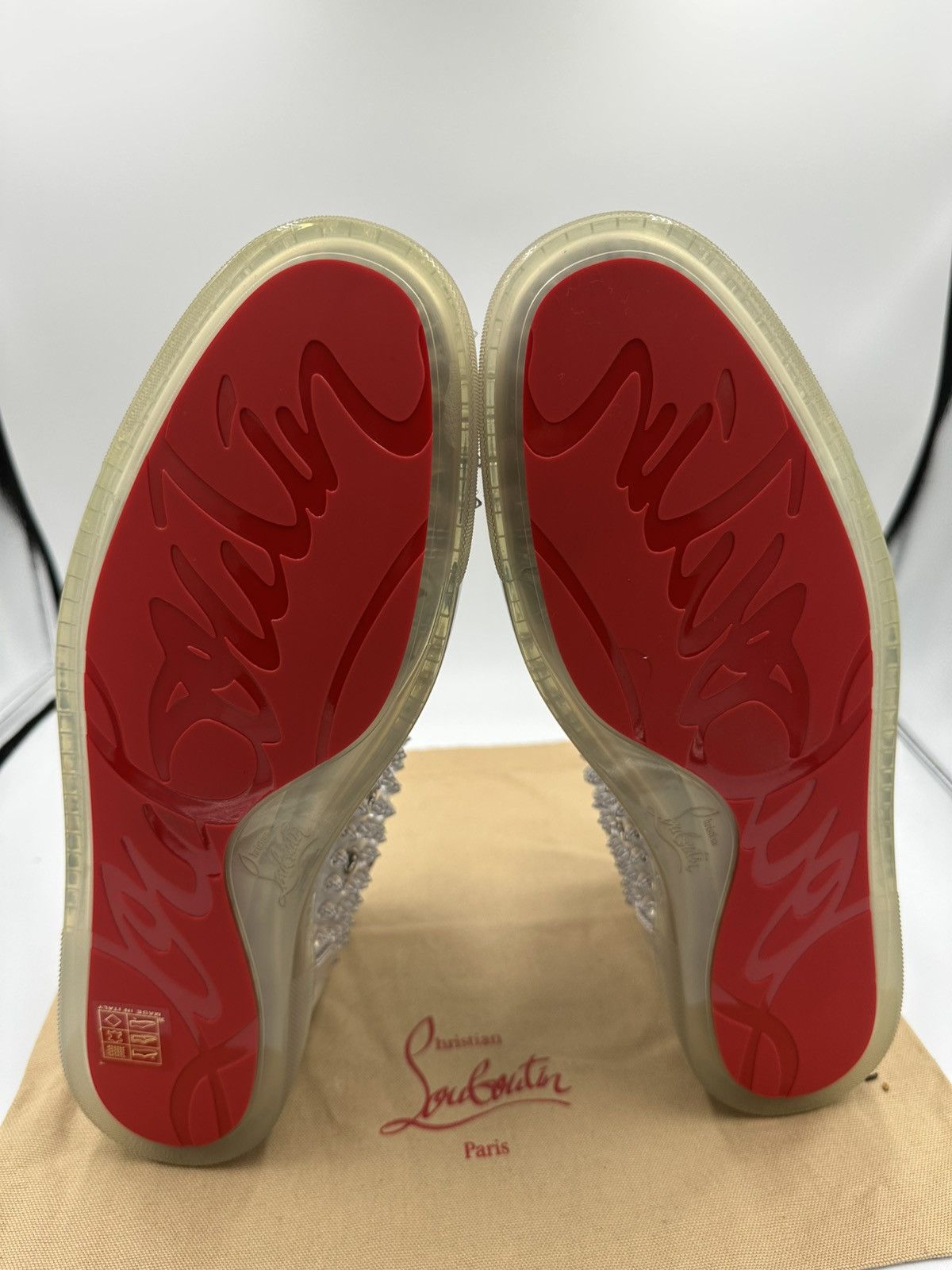 Christian Louboutin Christian Louboutin Spike Transparent Size US 13 / EU 46 - 16 Thumbnail