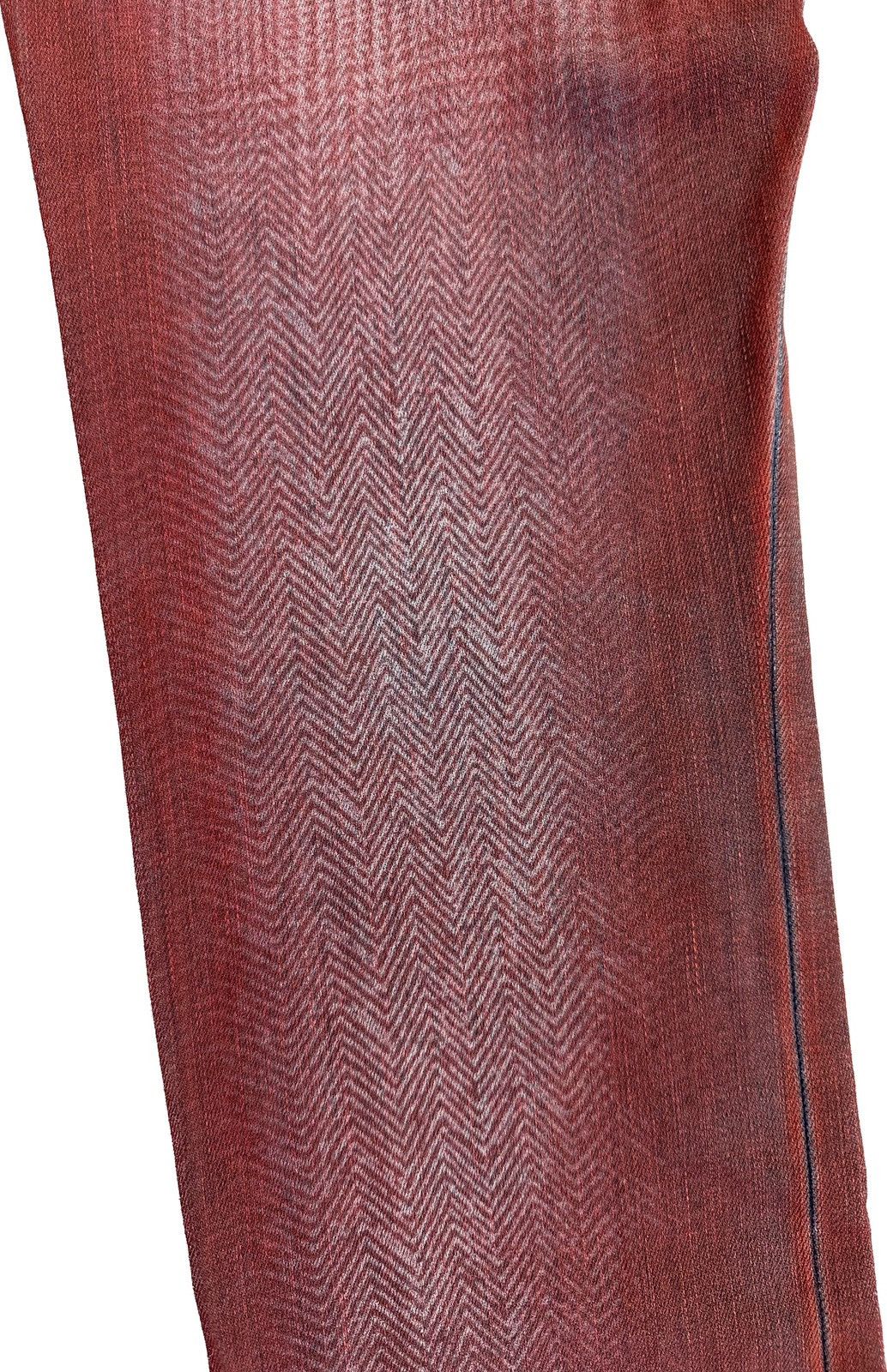 Marithe + Francois Girbaud Marithe Francois Girbaud Red Overdyed Jeans Size US 28 / EU 44 - 3 Thumbnail