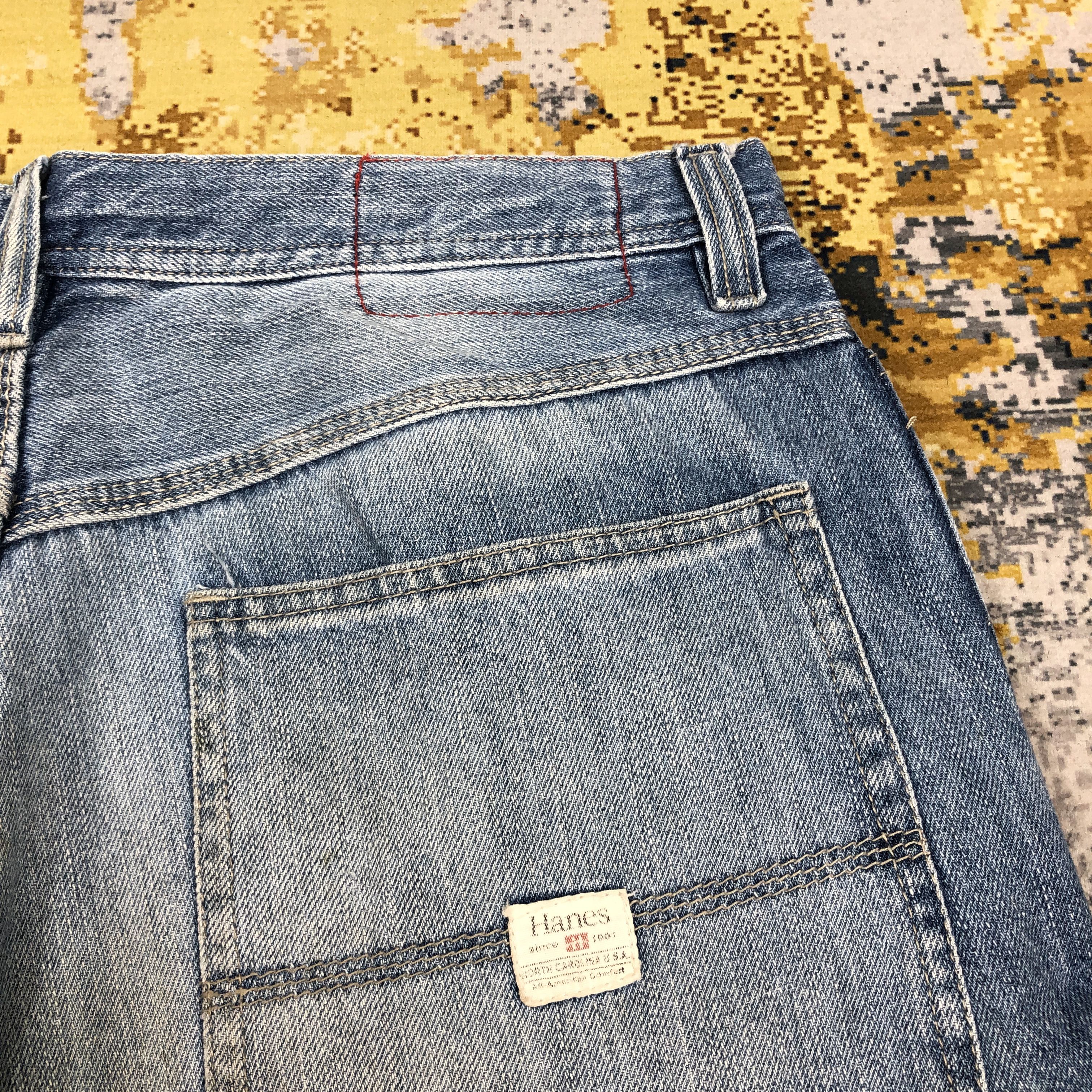 Hanes × Vintage Vintage Hanes Carpenter Jeans 33 x 29.5 L1291 Size US 33 - 8 Thumbnail