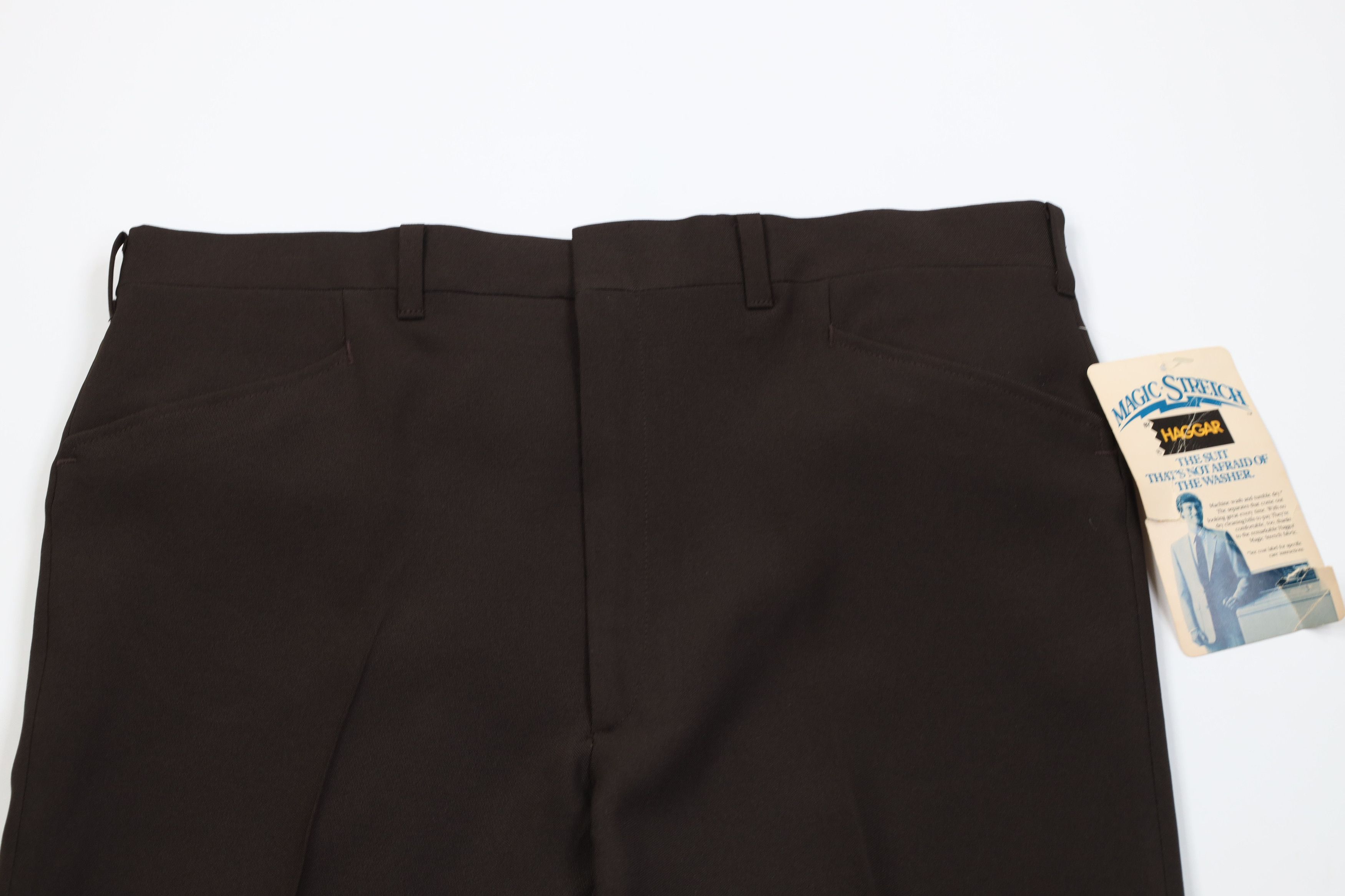 Vintage Deadstock Vintage 70s Streetwear Wide Leg Chino Pants Brown Size US 38 / EU 54 - 2 Thumbnail
