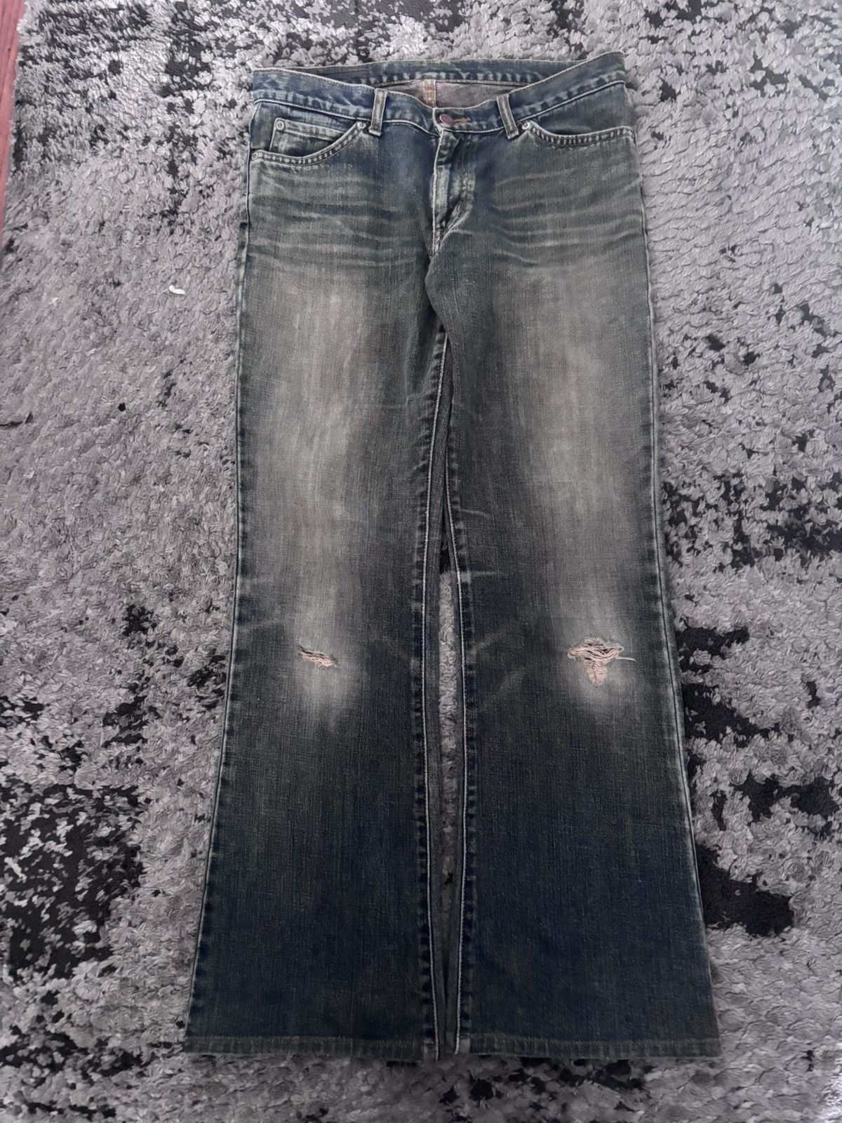 Tornado Mart Japanese Brand Bootcut Jeans Size US 31 - 1 Thumbnail