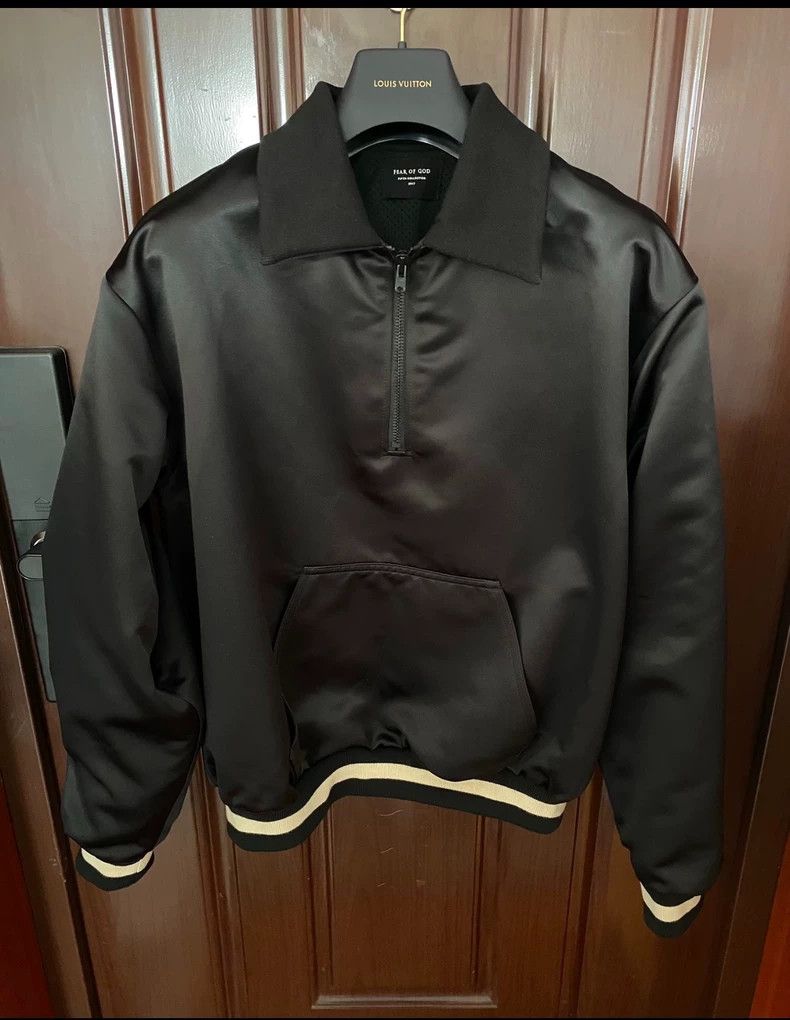 Fear of God Fear of God Half-zip silk jacket Size US M / EU 48-50 / 2 - 2 Thumbnail