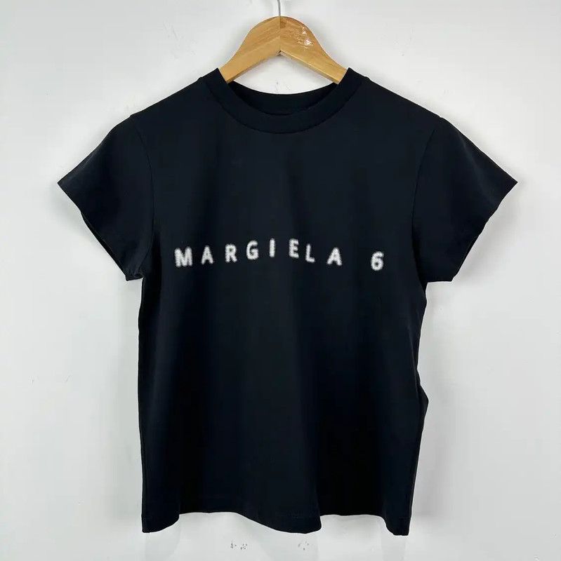 Maison Margiela Maison Margiela Black Cotton T-shirt for Women 0089 Size XS / US 0-2 / IT 36-38 - 1 Thumbnail