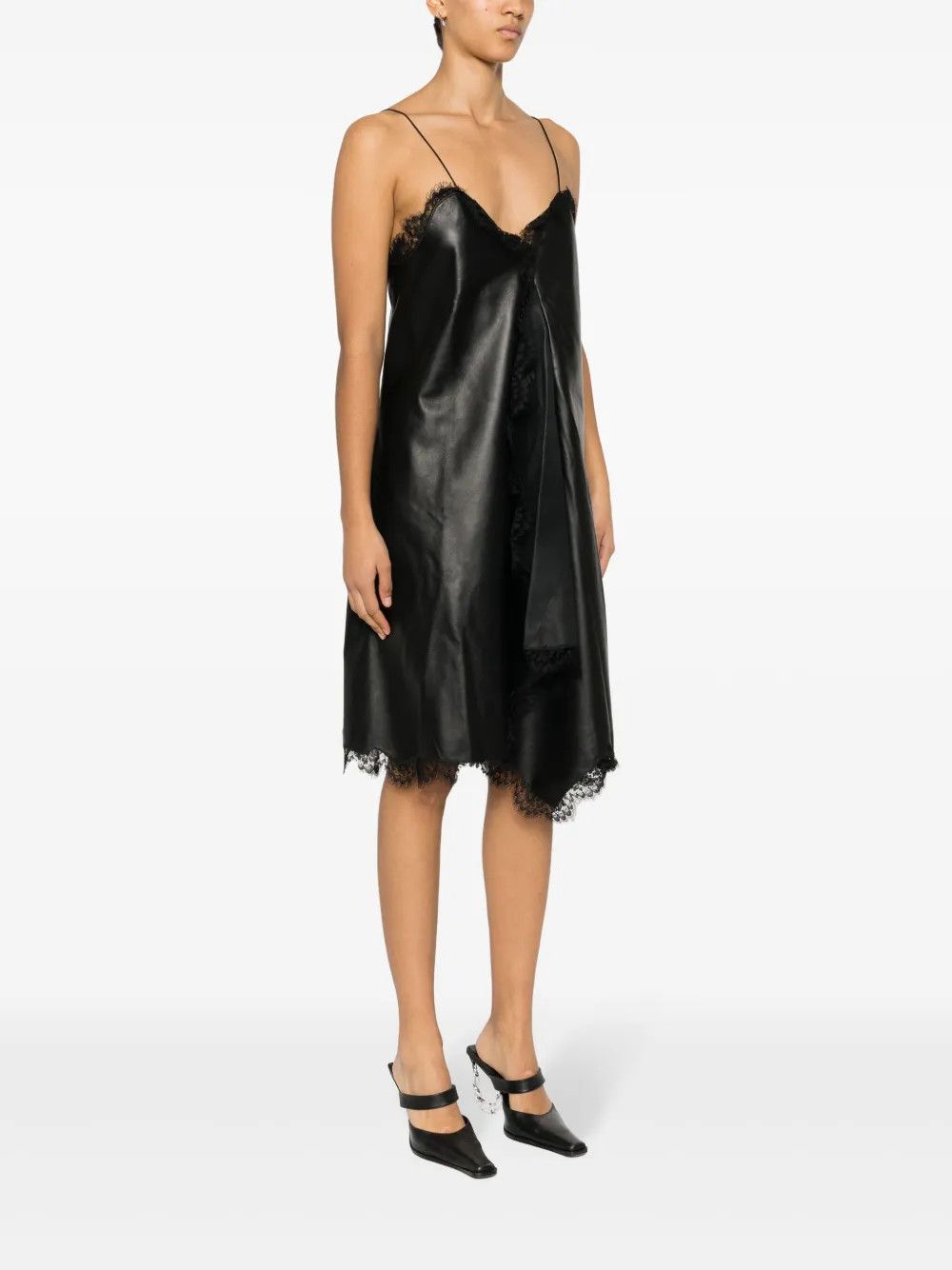 Off-White o1y1125 Midi Dress in Black Size XS / US 0-2 / IT 36-38 - 3 Thumbnail