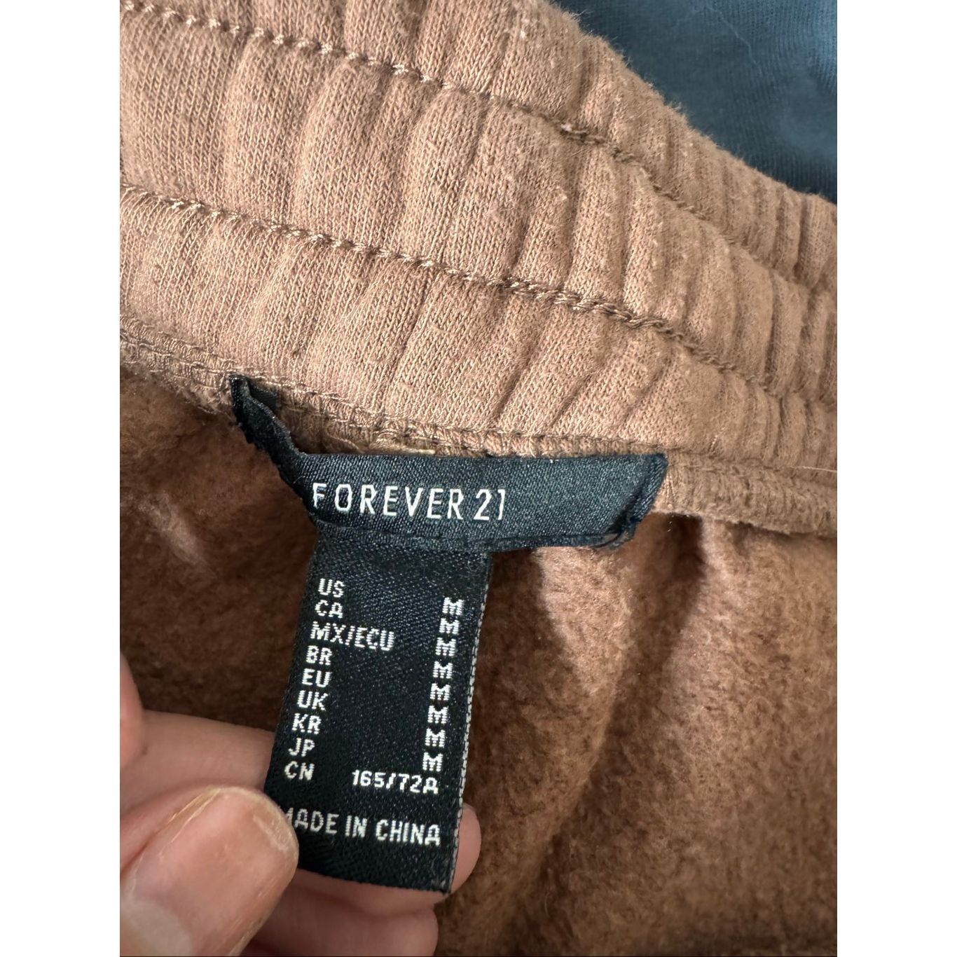 Forever 21 Forever 21 Brown Fleece-Lined Jogger Sweatpants Medium | Coz Size 28" / US 6 / IT 42 - 3 Thumbnail