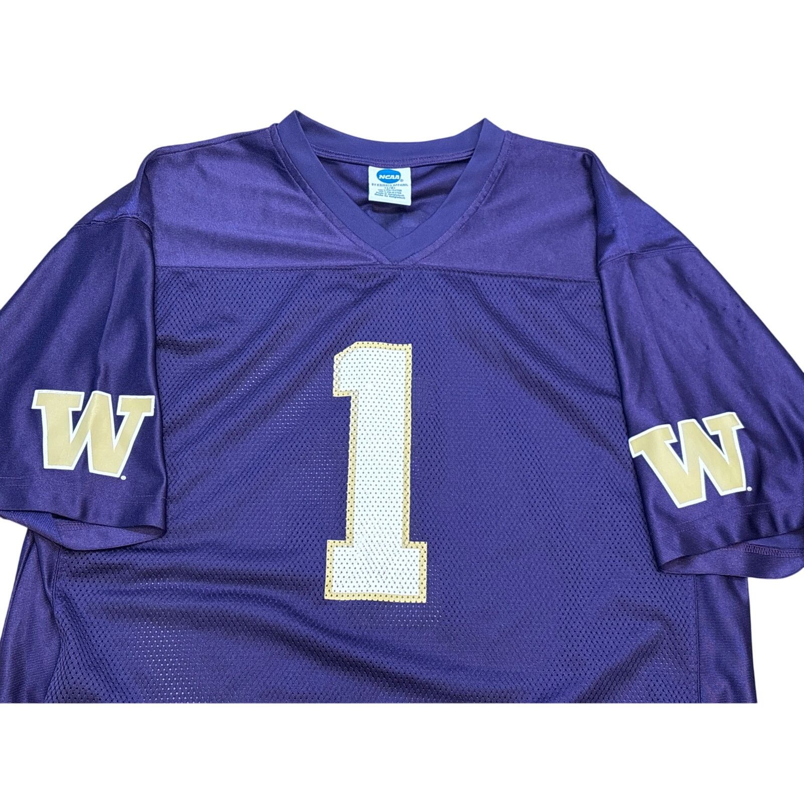 NCAA NCAA UW Huskies 1 Jersey University of WA large mesh purple Size US L / EU 52-54 / 3 - 4 Thumbnail
