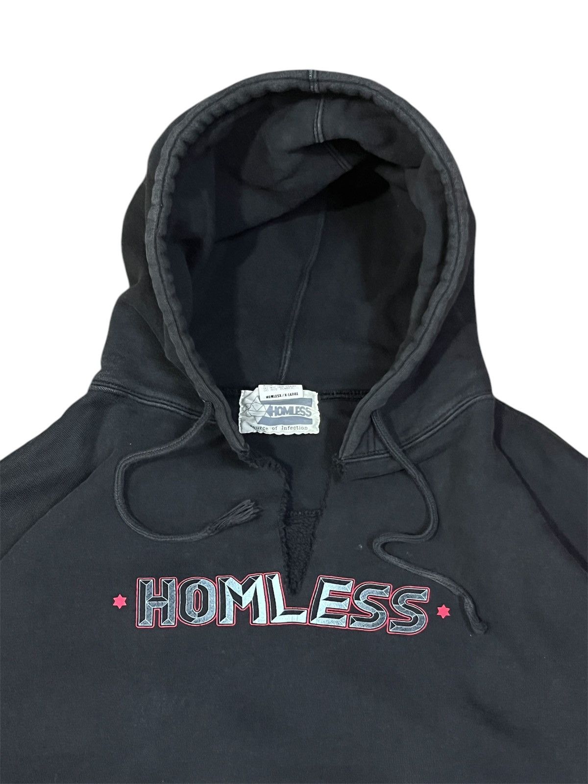 If Six Was Nine Vintage Homless Skateboards Baggy Oversized Sunfaded Hoodie Size US XL / EU 56 / 4 - 2 Thumbnail