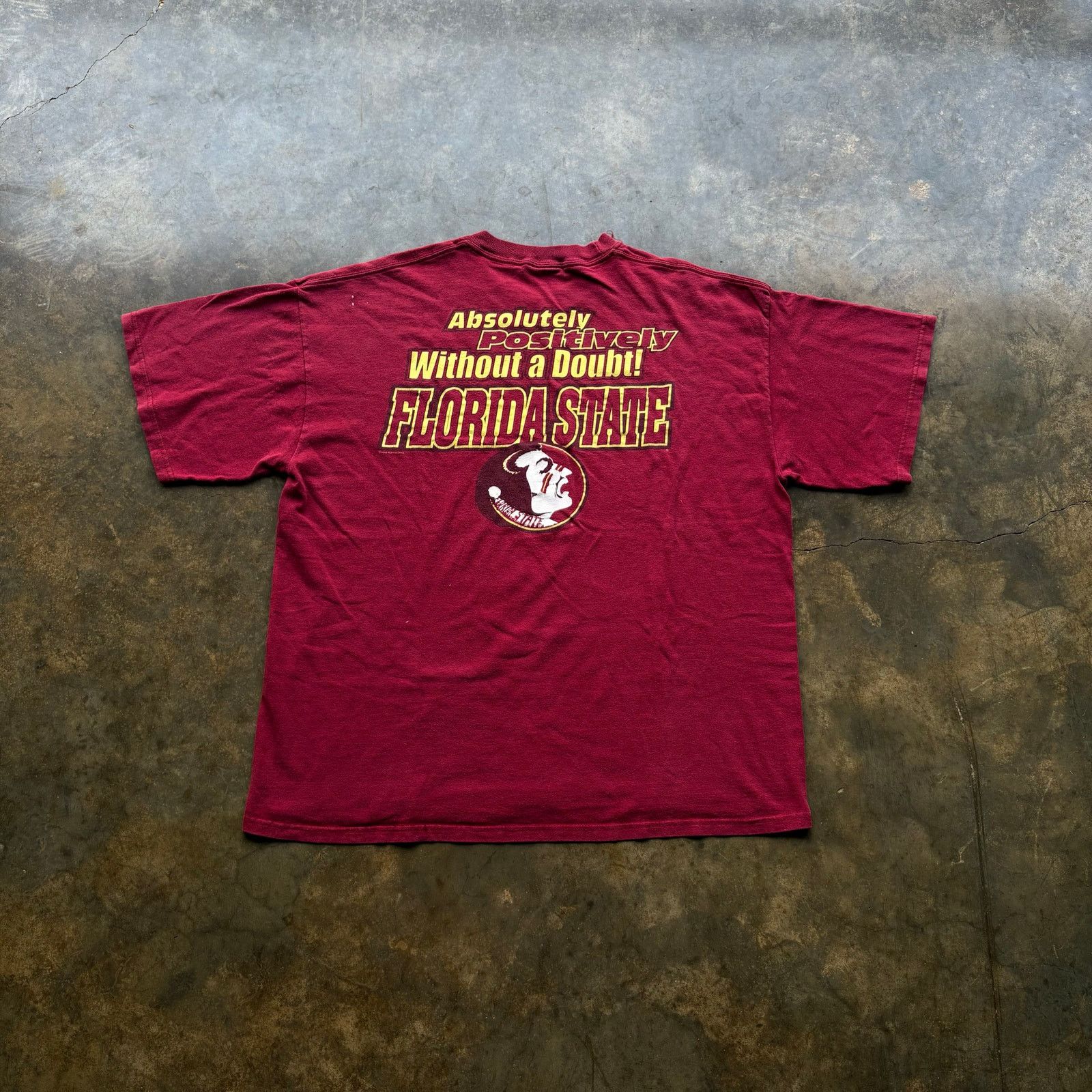 NCAA Vintage 90s Seminoles Football T-shirt Size US L / EU 52-54 / 3 - 3 Thumbnail