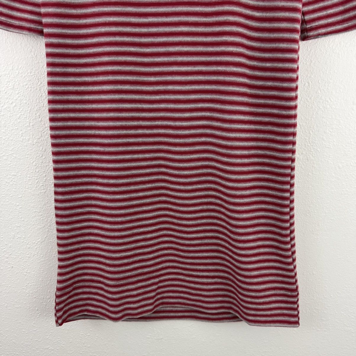 Free People FREE PEOPLE Red Grey Frenchie Striped Quarter Sleeve Dress Size XS / US 0-2 / IT 36-38 - 4 Thumbnail