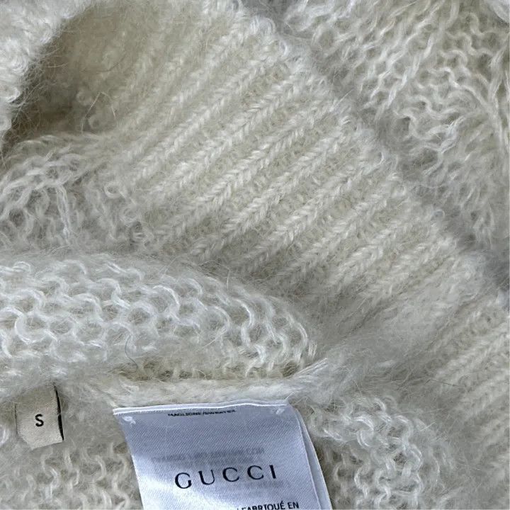 Gucci Gucci x Adidas Ivory Knit Sweater for Women-2507 Size S / US 4 / IT 40 - 3 Thumbnail