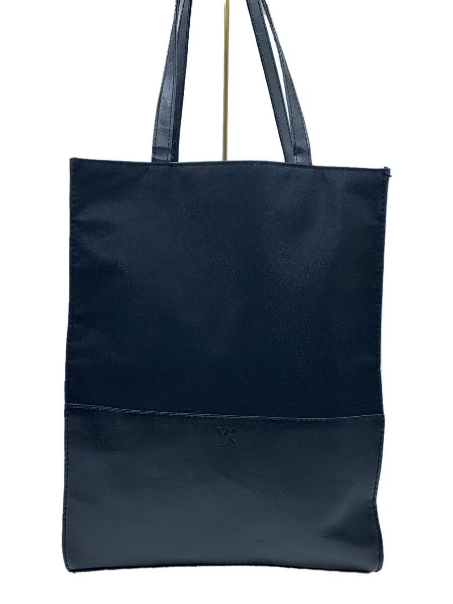 Y's × Yohji Yamamoto Leather Cotton Tote Bag Size ONE SIZE - 1 Thumbnail