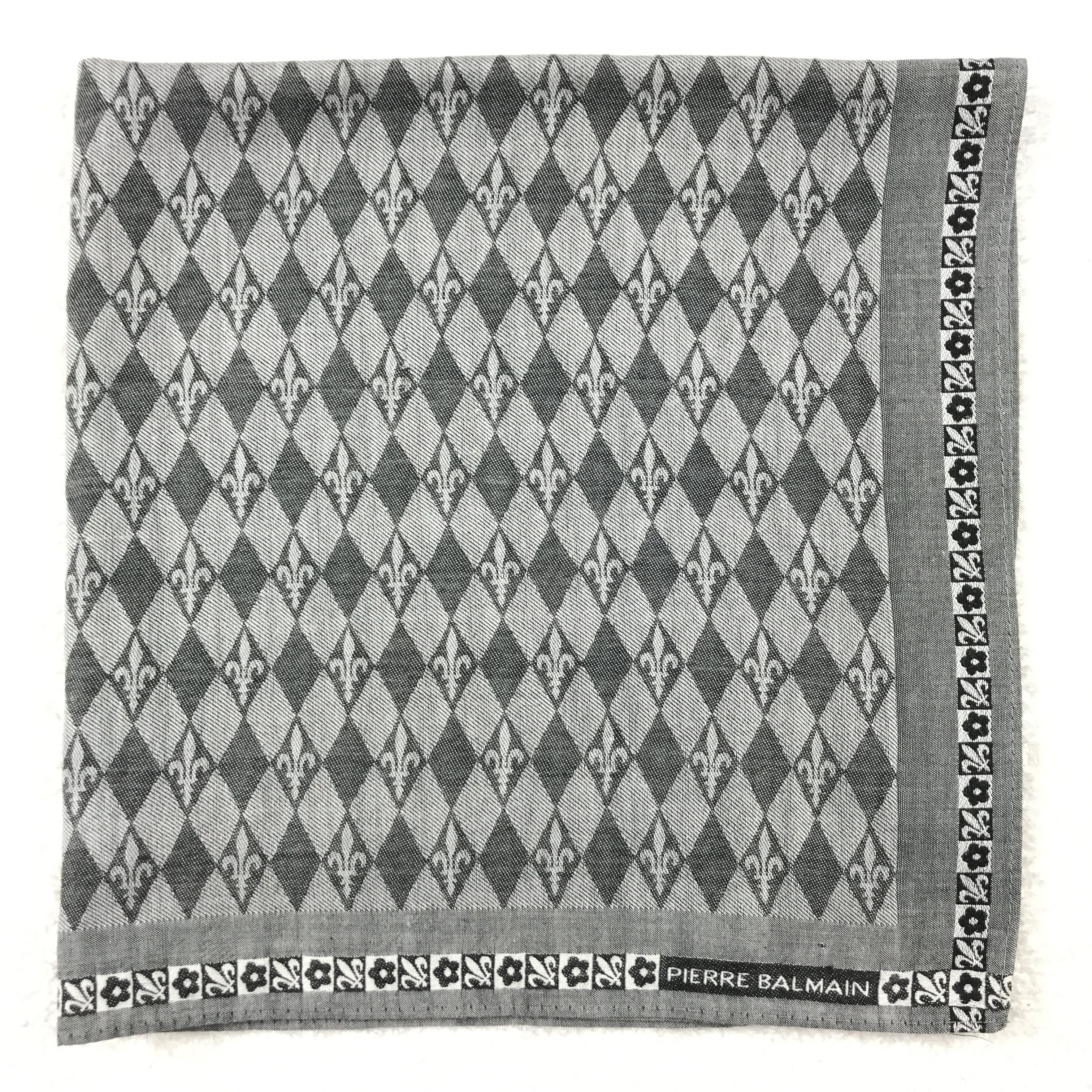Designer × Pierre Balmain × Vintage Pierre Balmain Embroidery Bandana Neckerchief Handkerchief Size ONE SIZE - 2 Thumbnail