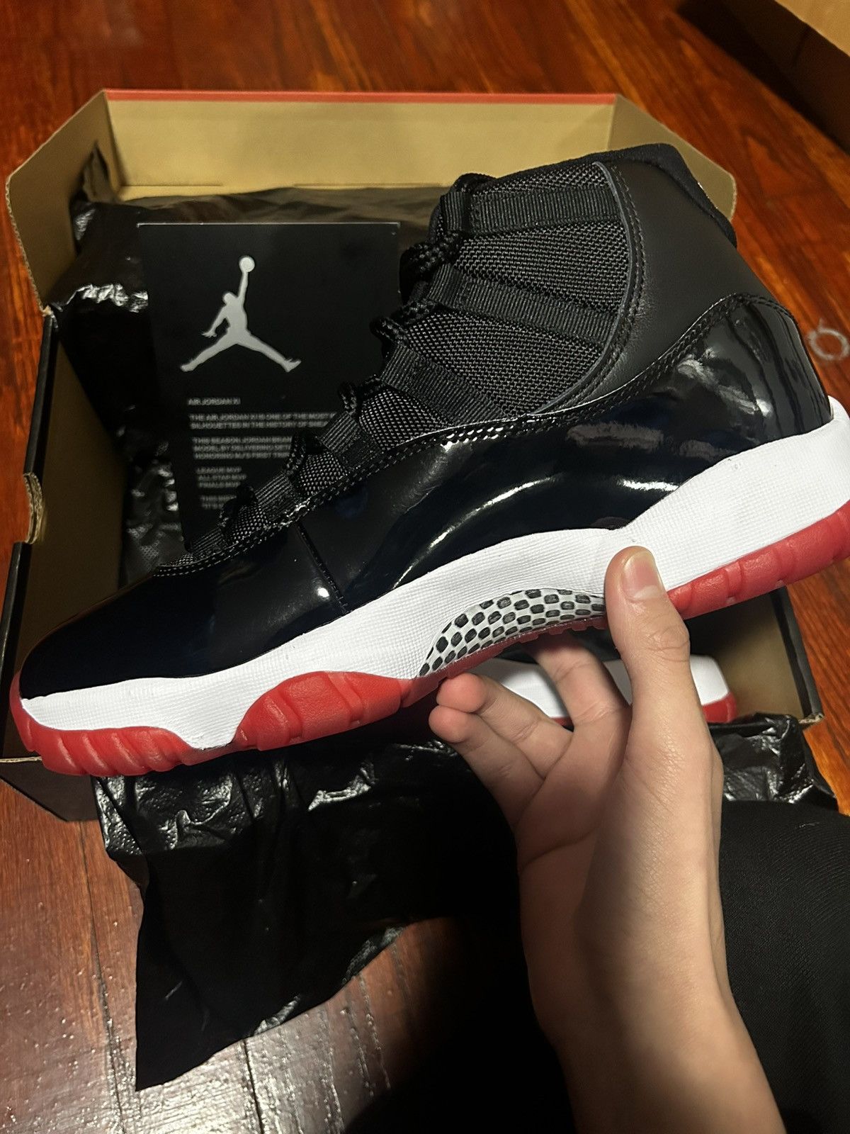 Jordan Brand Jordan 11bred Size 9.5M Brand NEW Size US 9.5 / EU 42-43 - 4 Thumbnail