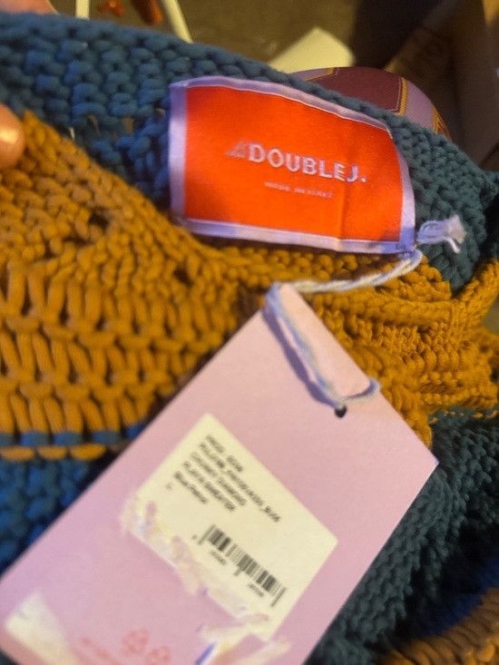 La DoubleJ LA DoubleJ Orange and Blue Fringe Sweater L Size L / US 10 / IT 46 - 7 Thumbnail