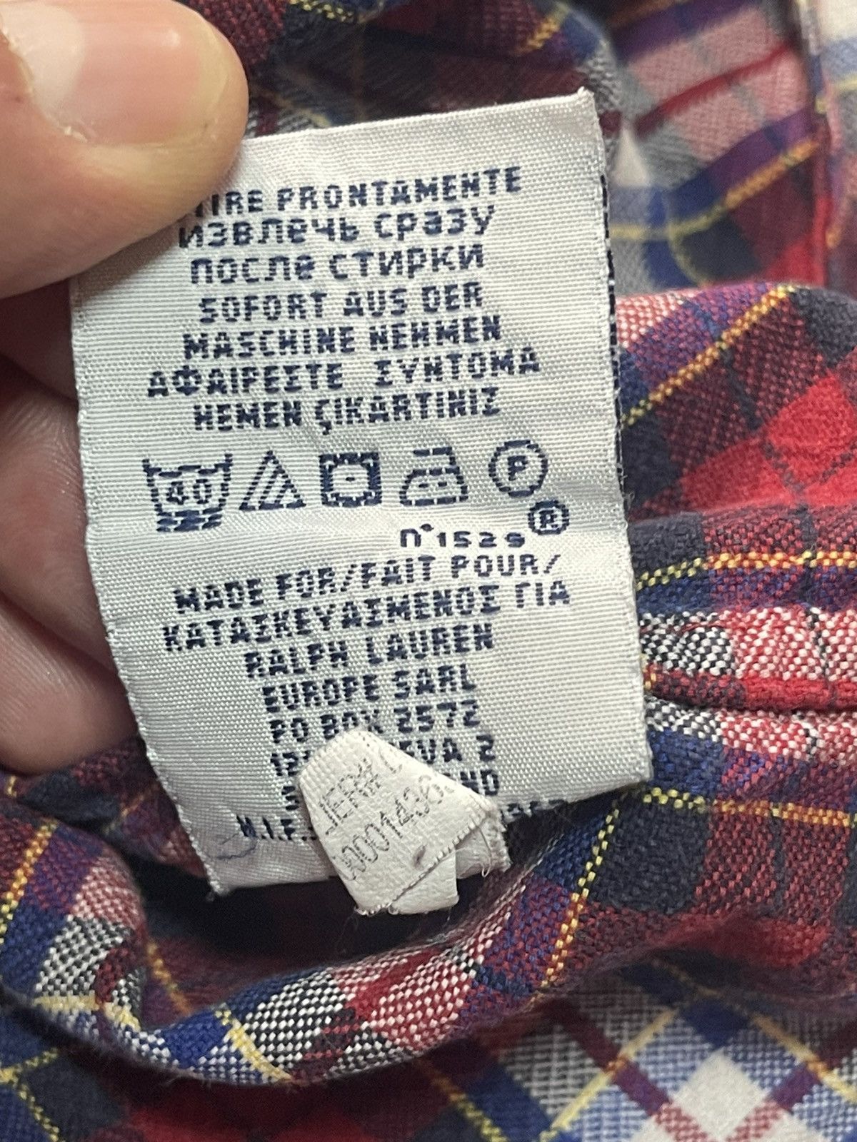 Ralph Lauren × Vintage RALPH LAUREN VINTAGE CHEKERED PLAID SHIRT SIZE XS Size XS / US 0-2 / IT 36-38 - 12 Thumbnail