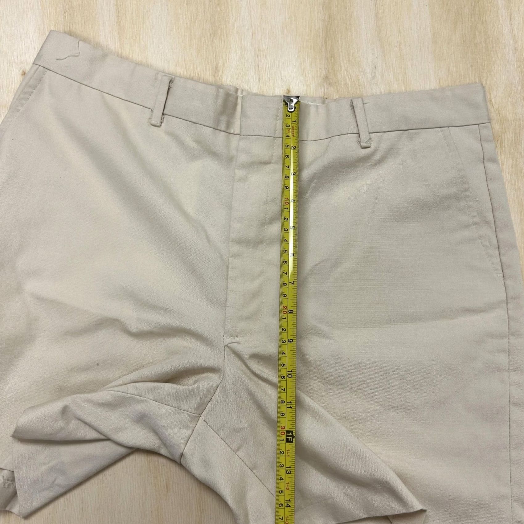 Vintage Knightsbridge Chino Shorts Mens 36 Beige Canvas Flat Front 6" Inseam Shorts Mens 36 Beige Canvas Flat Front 6" Inseam Size US 36 / EU 52 - 7 Thumbnail