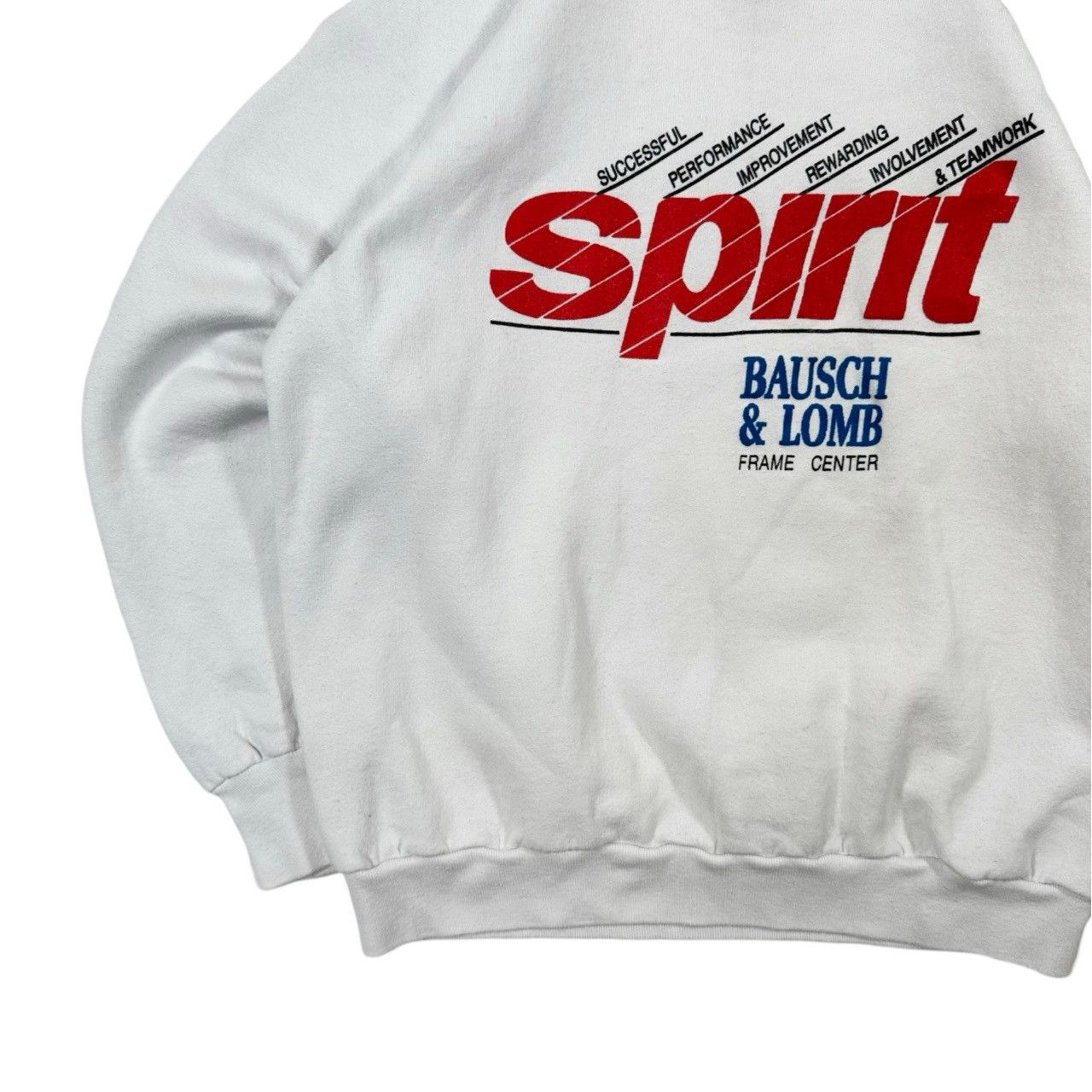 Vintage Vintage 90s Fruit of the Loom Spirit Bausch & Lomb Promo Size US L / EU 52-54 / 3 - 3 Thumbnail