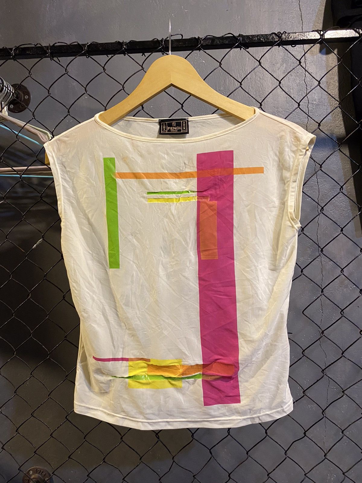 Fendi Fendi Jeans Tanktops Jersey Size XS / US 0-2 / IT 36-38 - 1 Thumbnail