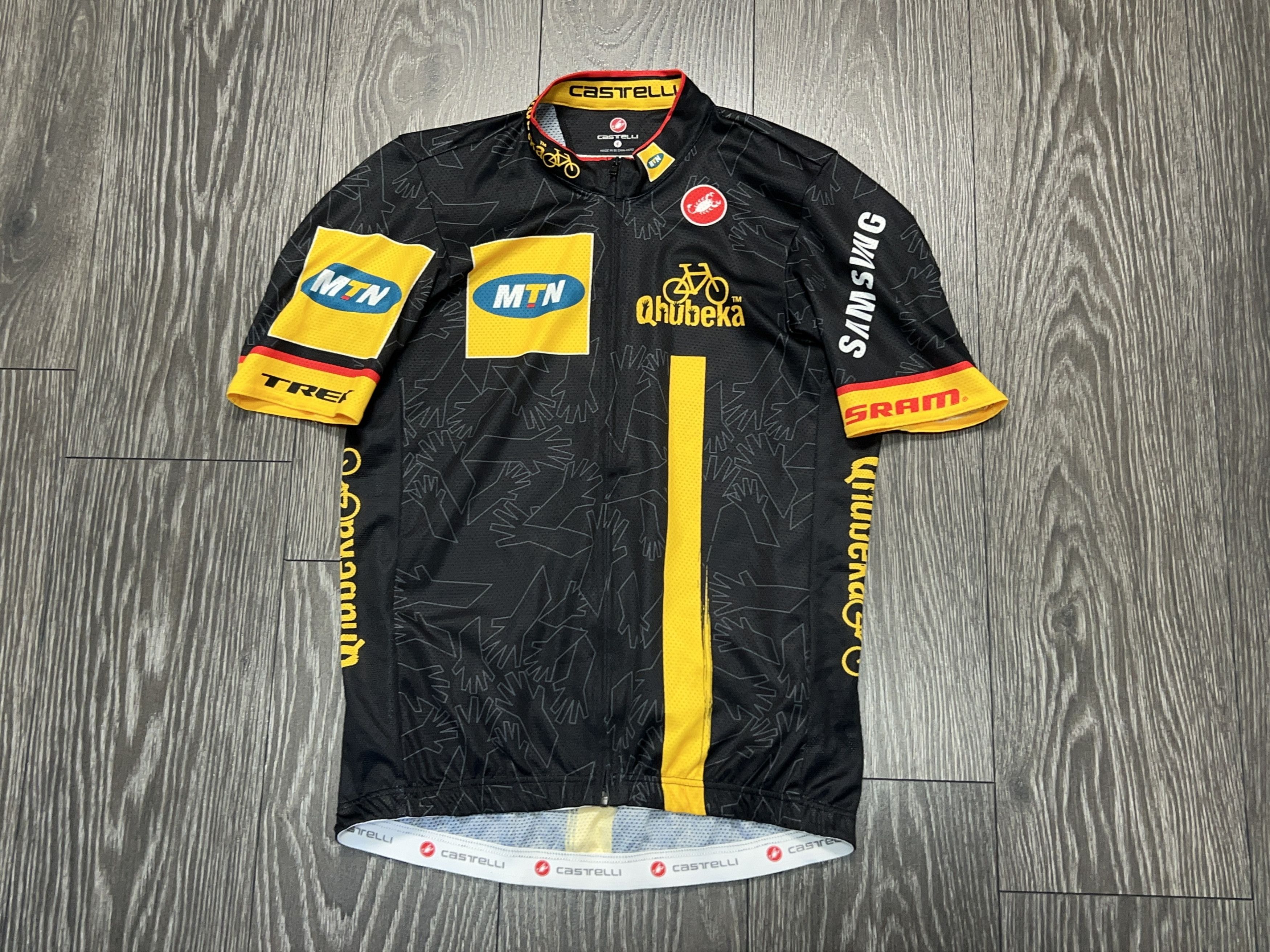 Other Mens Castelli MTN Qhubeka 2014 Cycling Shirt Jersey Full ZIp Size US S / EU 44-46 / 1 - 1 Thumbnail