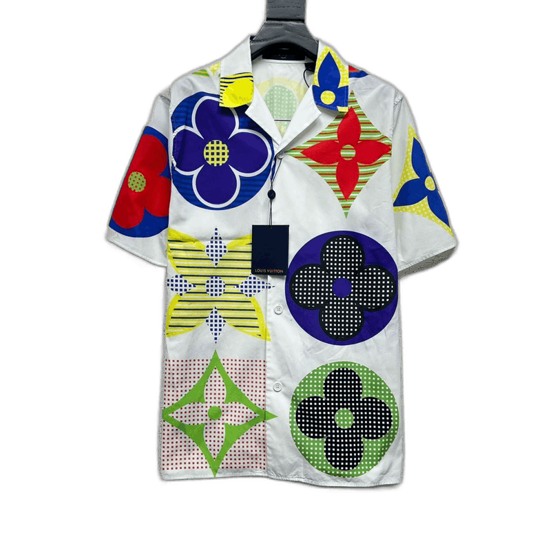 Louis Vuitton Louis Vuitton Floral Print Short Sleeve Shirt - dmc Size M / US 6-8 / IT 42-44 - 1 Thumbnail