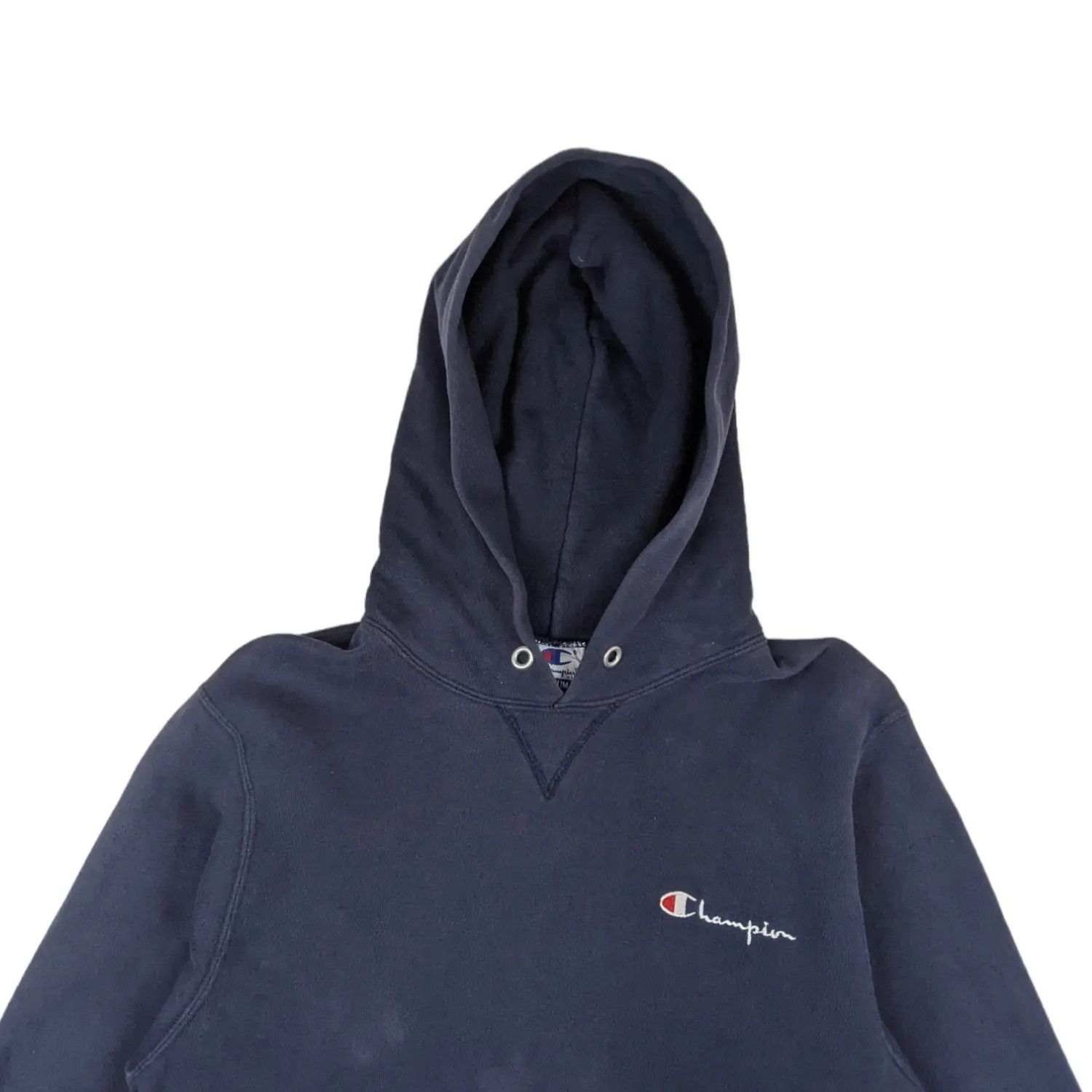 Champion × Vintage Vintage 90's CHAMPION Plain Hoodie Size M / US 6-8 / IT 42-44 - 4 Thumbnail