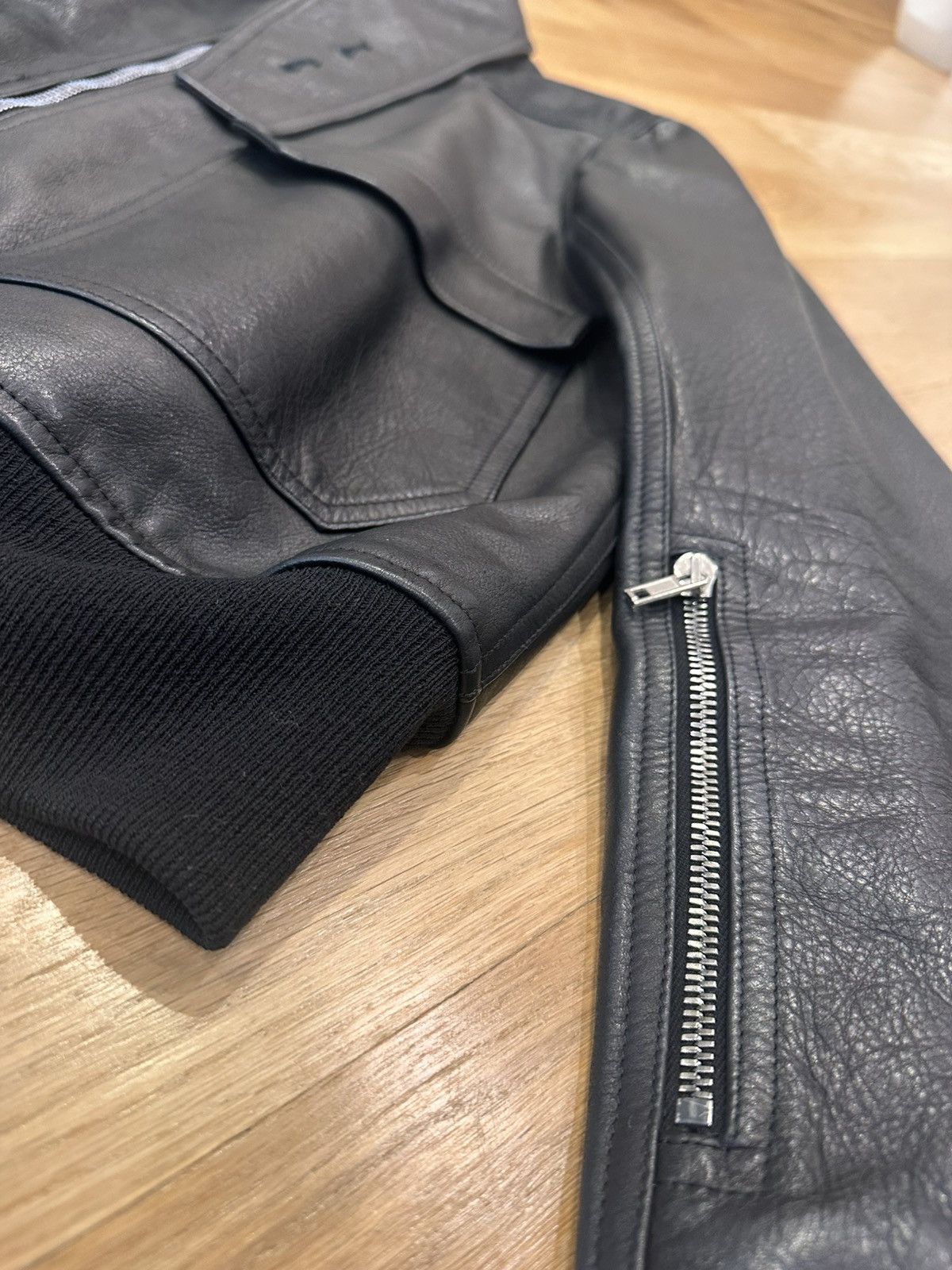 Rick Owens DIRT SS18 LEATHER JACKET SIZE 56 Size US XL / EU 56 / 4 - 5 Thumbnail