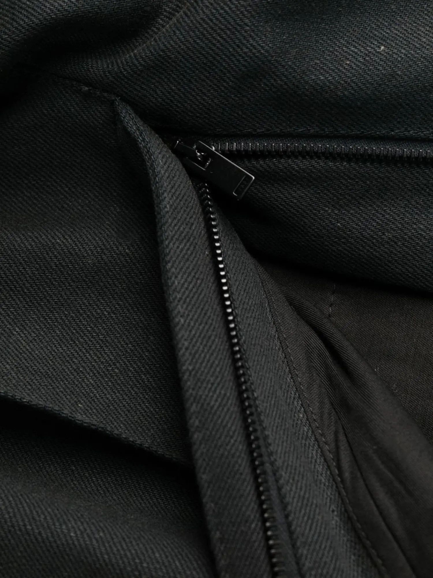 Saint Laurent Paris o1b1hav111224 High Waisted Jeans In Denim in Black Size 26" / US 2 / IT 38 - 7 Thumbnail