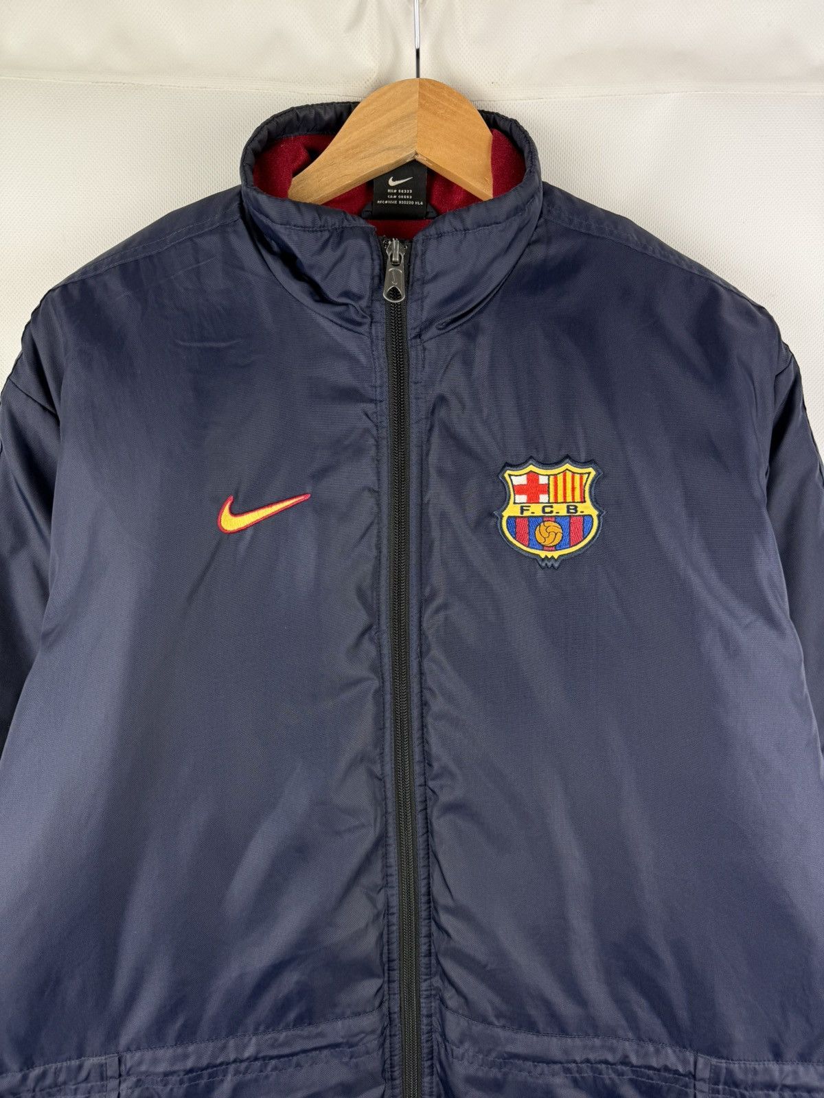 Nike Nike FC Barcelona Vintage Training Nylon Jacket Size US S / EU 44-46 / 1 - 6 Thumbnail