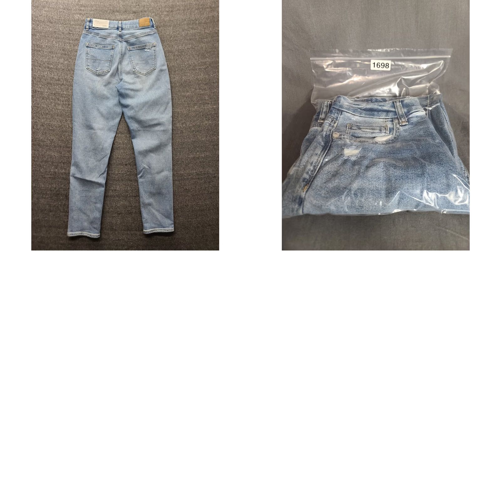American Eagle Outfitters VINTAGE American Eagle Outfitters Jeans Womens 4 Long Curvy Mom High Rise Distressed 90s Grunge Black Denim 5-Pocket Mens Womens Girls Boys Size 27" / US 4 / IT 40 - 10 Thumbnail