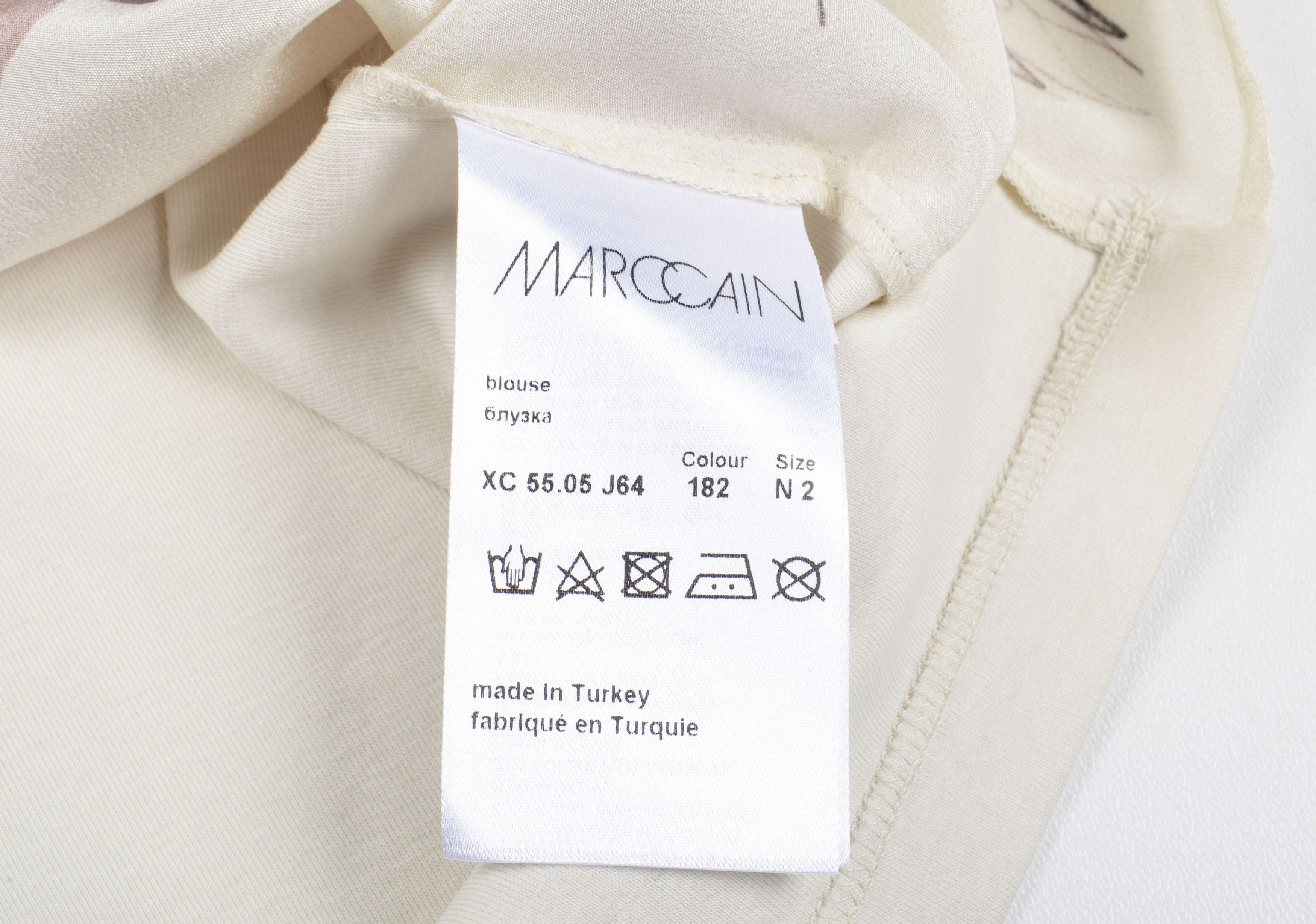 Other Marc Cain Animal Print Fox Bird Nature Graphic Silk Blouse Size S / US 4 / IT 40 - 8 Thumbnail
