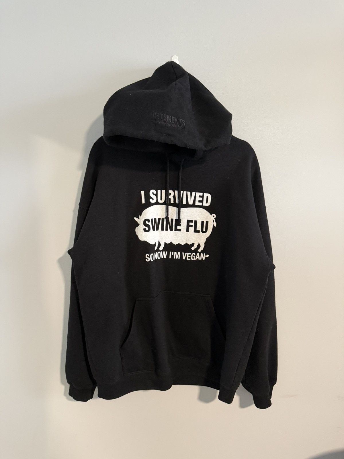 Vetements Vetements 2020 Swine Flu Hoodie Size US S / EU 44-46 / 1 - 1 Thumbnail