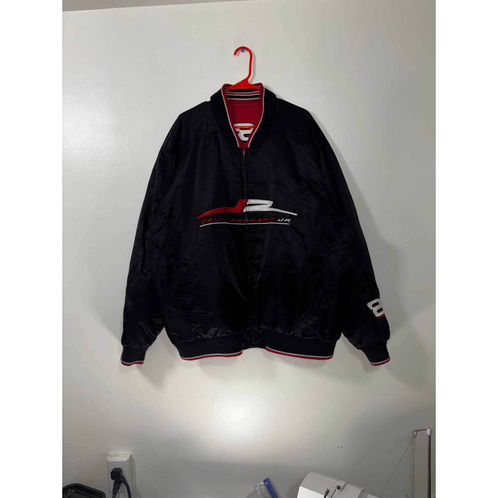 Wilsons Leather 1990’s Dale Earnhardt jr reversible bomber. Size 2xl Size US XXL / EU 58 / 5 - 3 Thumbnail