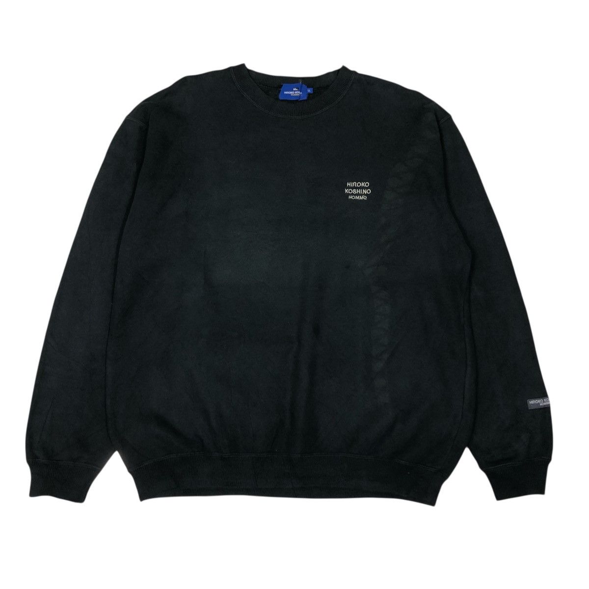 Hiroko Koshino Homme 📌Vintage Sweatshirt Hiroko Koshino Homme Big Logo Spell Out Size US L / EU 52-54 / 3 - 1 Thumbnail