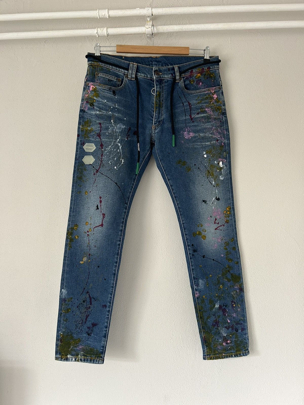 Off-White Off-White SS19 Painter Jeans Size 34 | Grailed