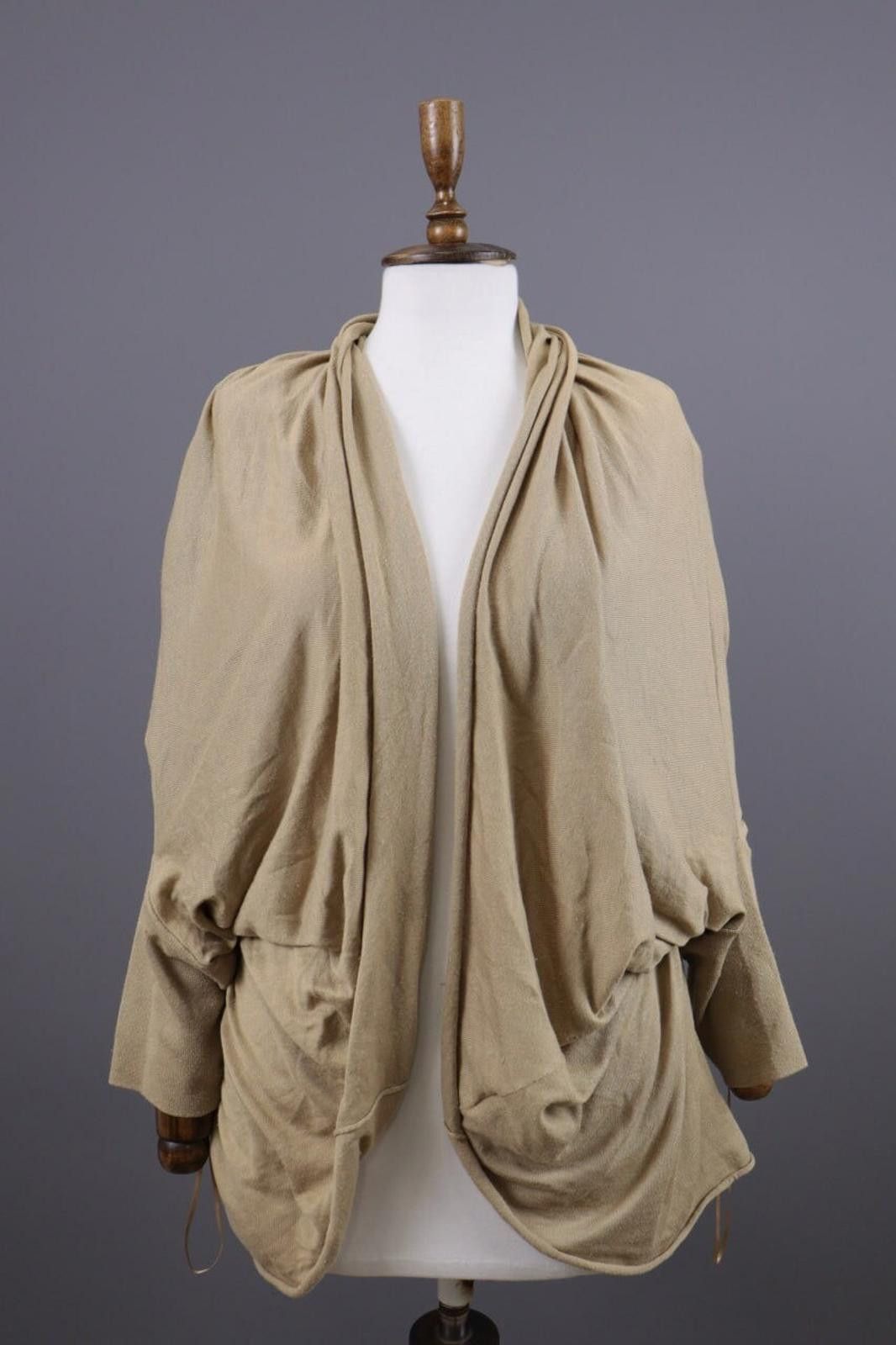 Lauren Ralph Lauren Lauren Ralph Lauren Beige Lagenlook Cardigan Cape Size L Size L / US 10 / IT 46 - 1 Thumbnail