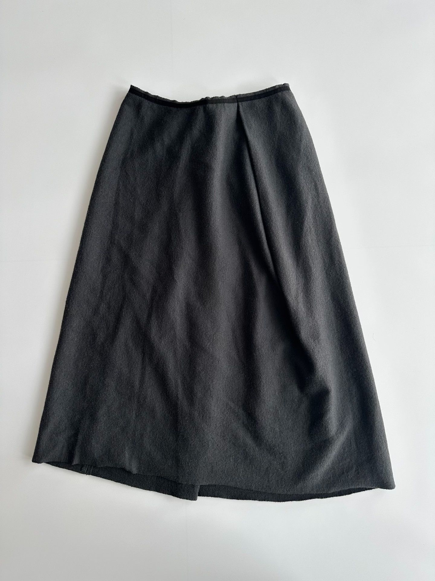 Yohji Yamamoto YOHJI YAMAMOTO 90s-style deconstructed skirt| Size 26" / US 2 / IT 38 - 2 Thumbnail