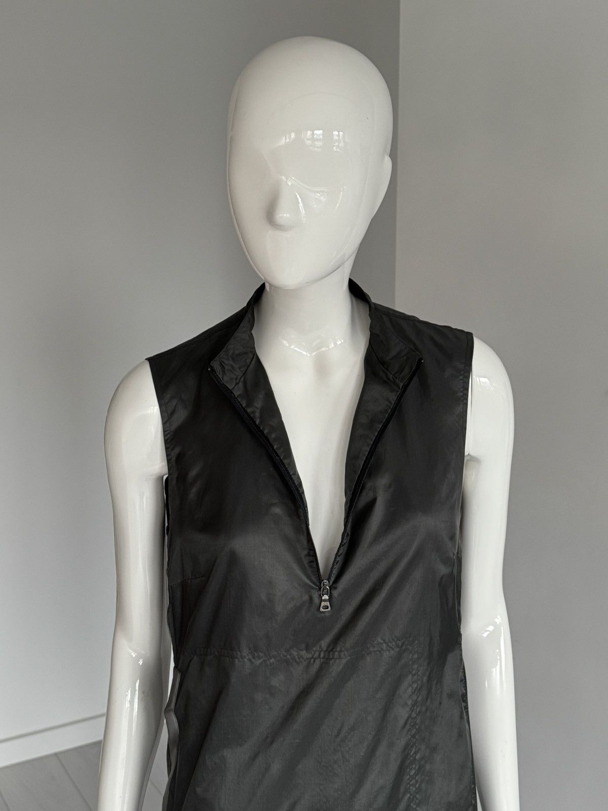 Prada Vintage Prada Sport olive mini dress archive 1999 rare Size M / US 6-8 / IT 42-44 - 4 Thumbnail