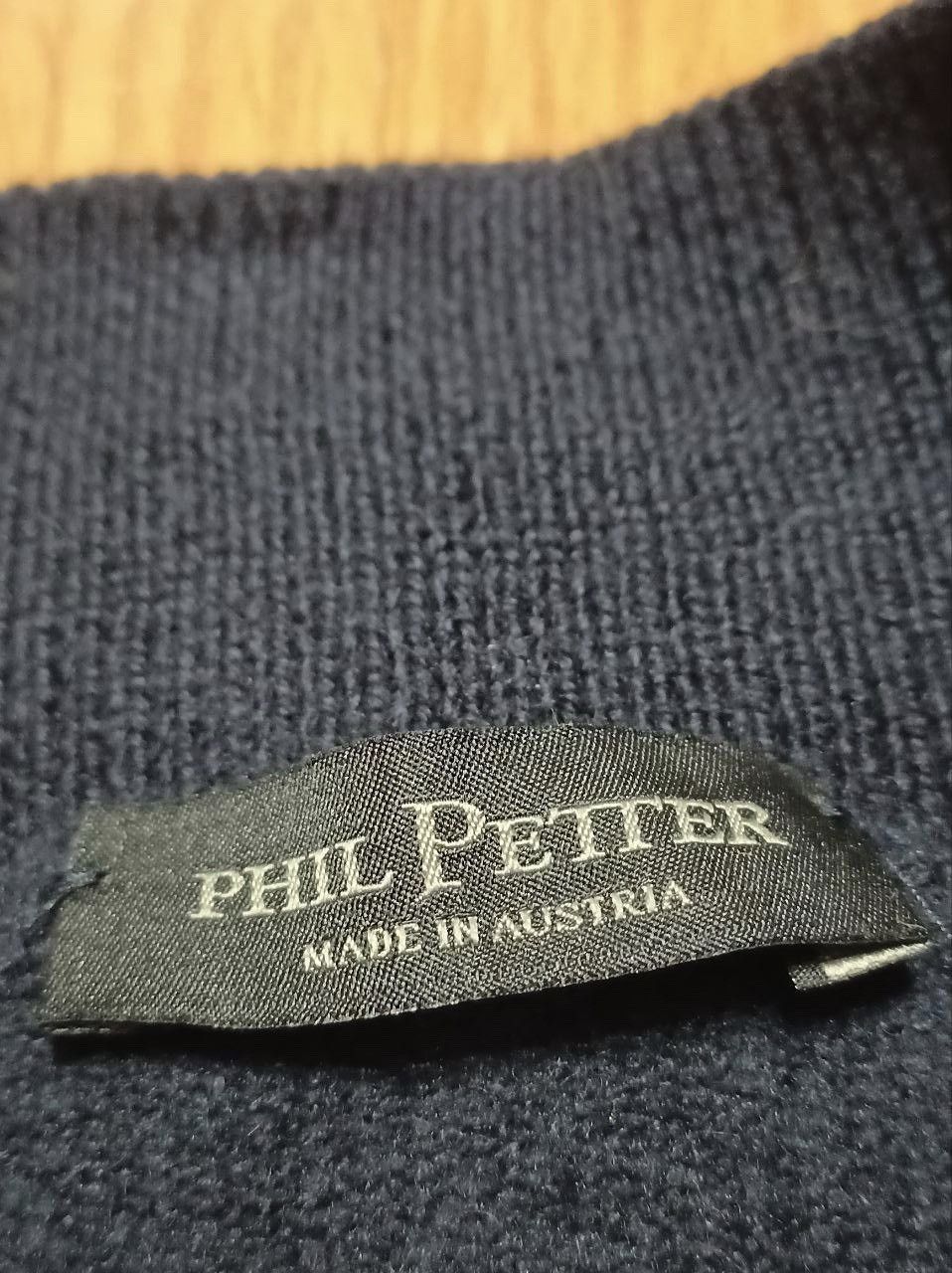 Designer Phil Petter Austria Wool Blend Zip Sweater Cardigan Size US M / EU 48-50 / 2 - 8 Thumbnail