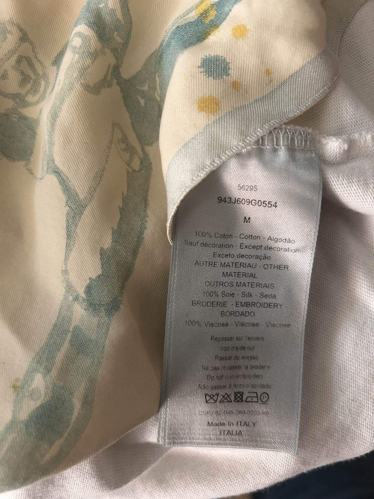 Dior Dior Homme x Raymond T-Shirt Size US L / EU 52-54 / 3 - 3 Thumbnail