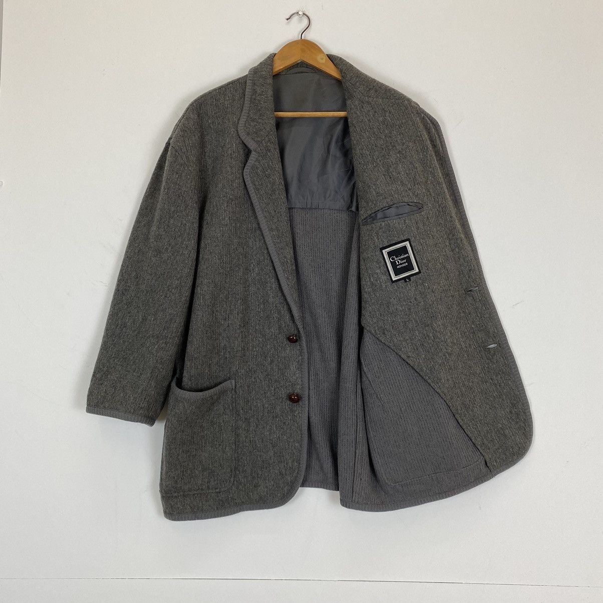 Christian Dior Monsieur Christian Dior Monsieur wool oversize jacket Size US L / EU 52-54 / 3 - 11 Thumbnail