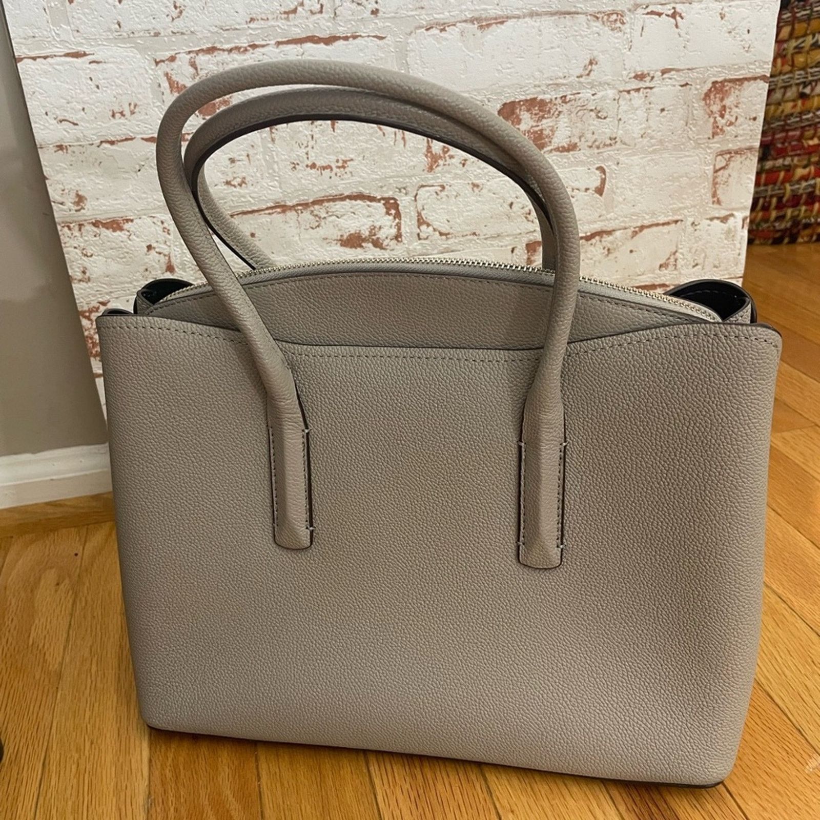 Kate Spade Kate Spade Elegant Gray Satchel Size ONE SIZE - 2 Thumbnail