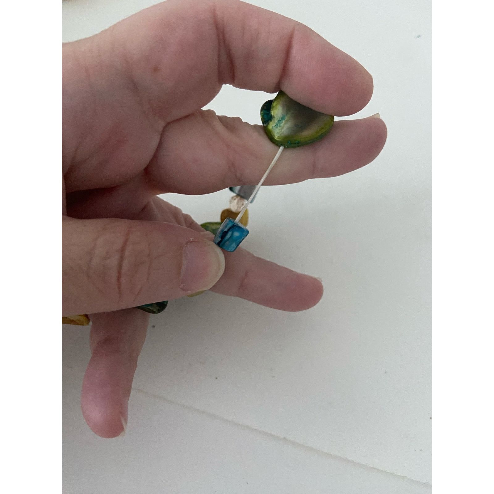 Handmade mother of pearl bracelet Size ONE SIZE - 3 Thumbnail