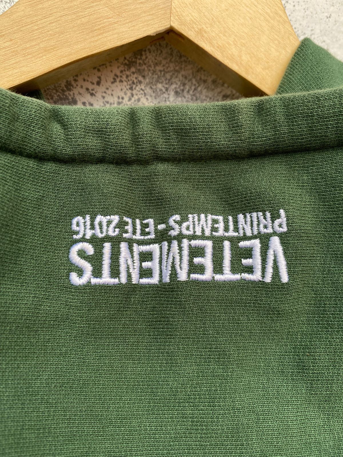 Vetements Vetements SS16 Green Polizei Hoodie Size US XS / EU 42 / 0 - 4 Thumbnail