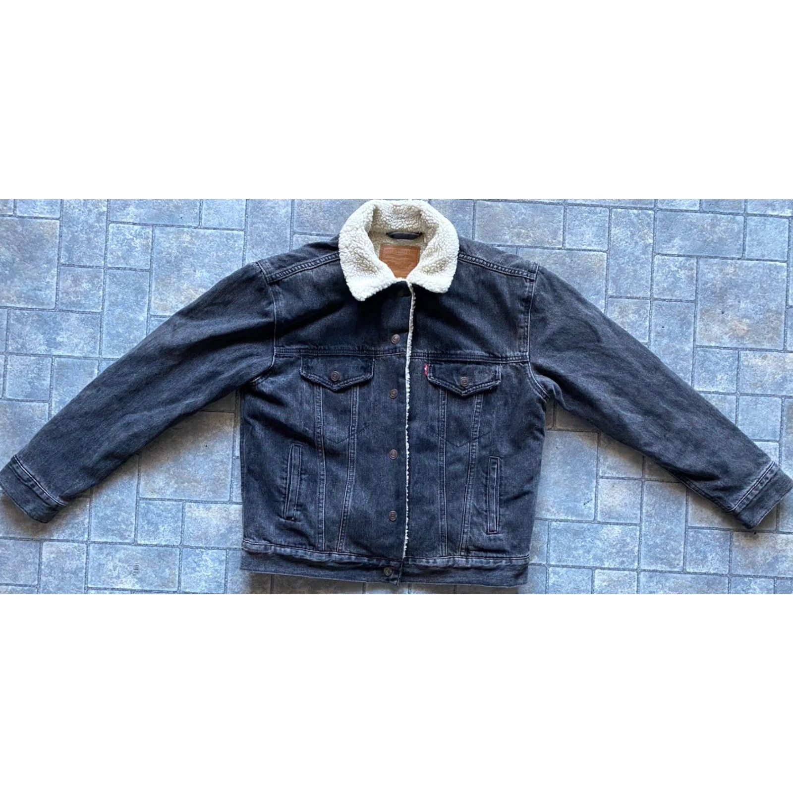 Levi's Levi’s Premium Denim Jacket Sherpa Lined Men’s Small Black Coat Denim Jacket Mens S Black Sherpa Lined 423 WPL 423 Size US S / EU 44-46 / 1 - 2 Thumbnail