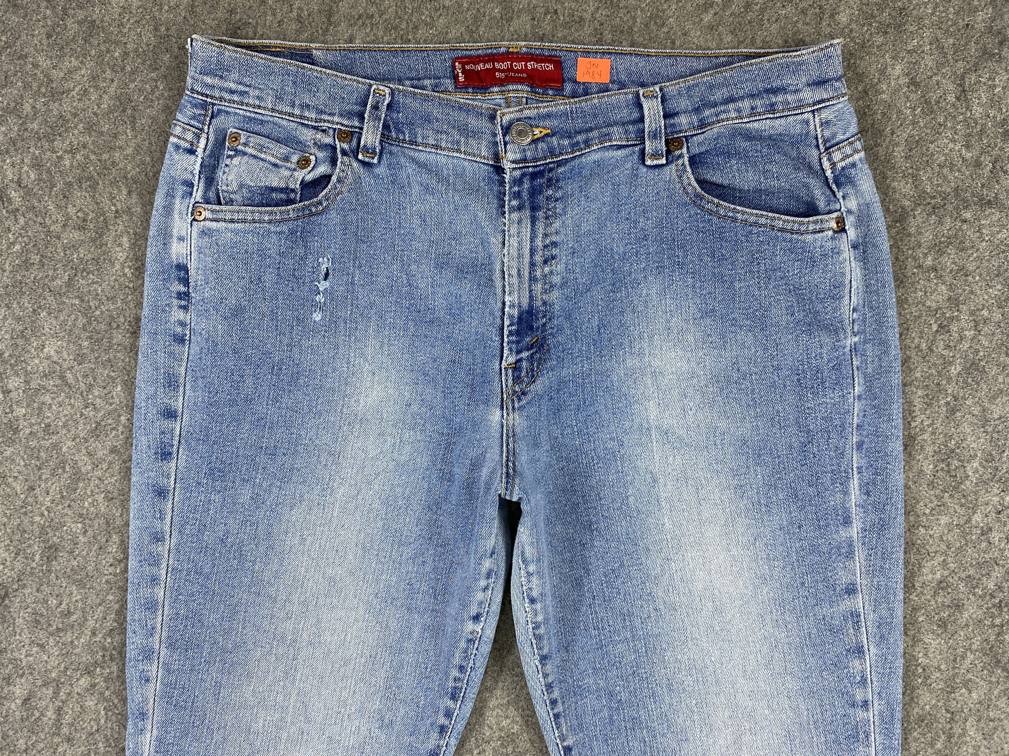 Levi's Distressed Blue Vintage Levi's 515 35x32.5 Denim -JN1984 Size US 35 - 3 Thumbnail