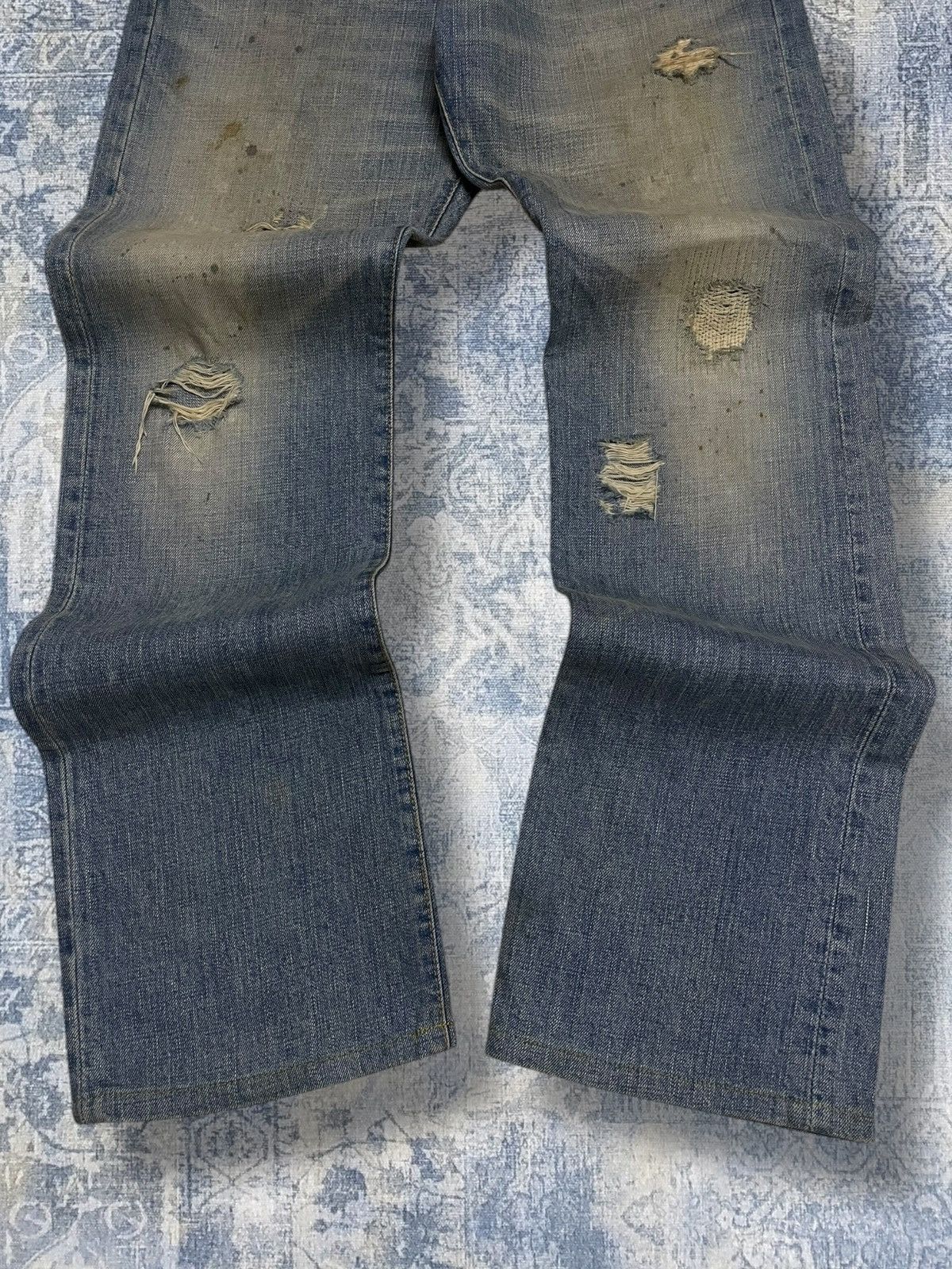 Hysteric Glamour Vintage 90s Japan Designer Nano Universe Mudwash Distressed Size US 32 / EU 48 - 4 Thumbnail