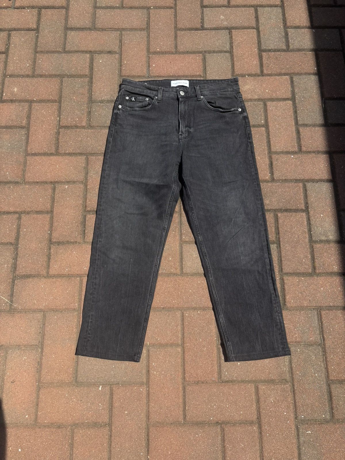 Calvin Klein Calvin Klein Black Washed Denim Jeans – W30 L32 Size US 30 / EU 46 - 1 Thumbnail