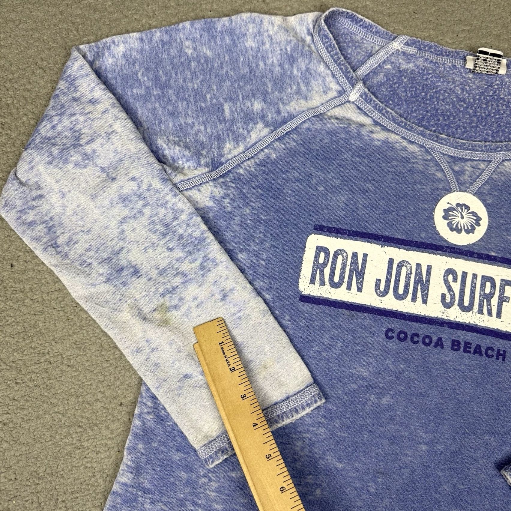 Ron Jon Surf Shop VINTAGE Ron Jon Surf Shop Sweatshirt Womens Large Purple Cocoa Beach Rare USA L Size L / US 10 / IT 46 - 7 Thumbnail